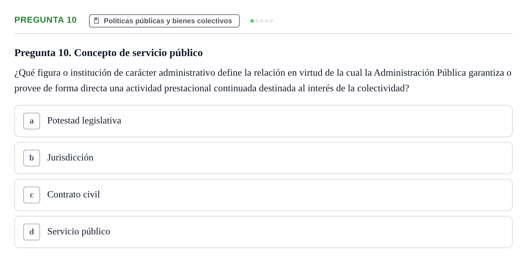 Enunciado: Pregunta 10