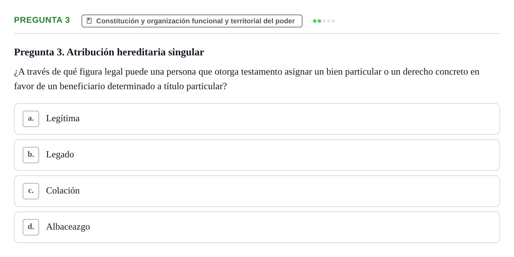 Enunciado: Pregunta 3