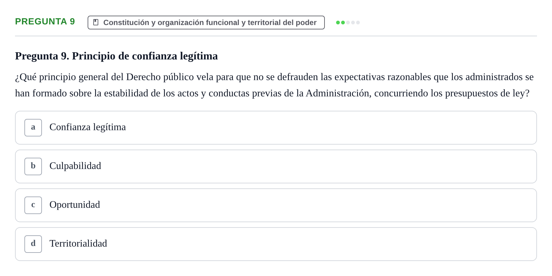 Enunciado: Pregunta 9
