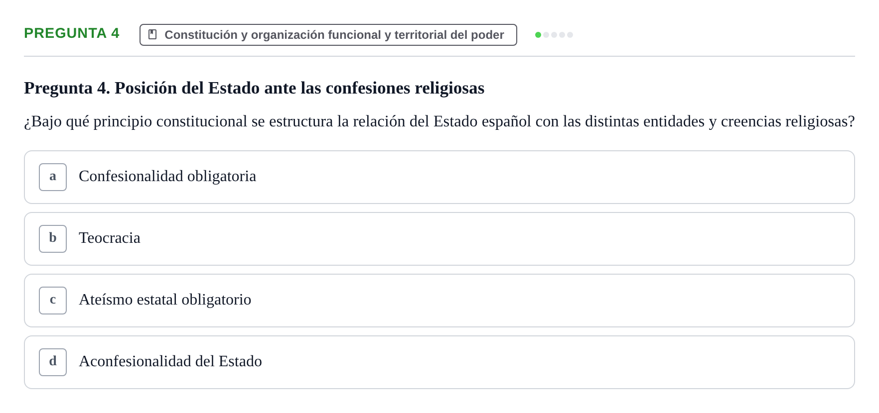 Enunciado: Pregunta 4