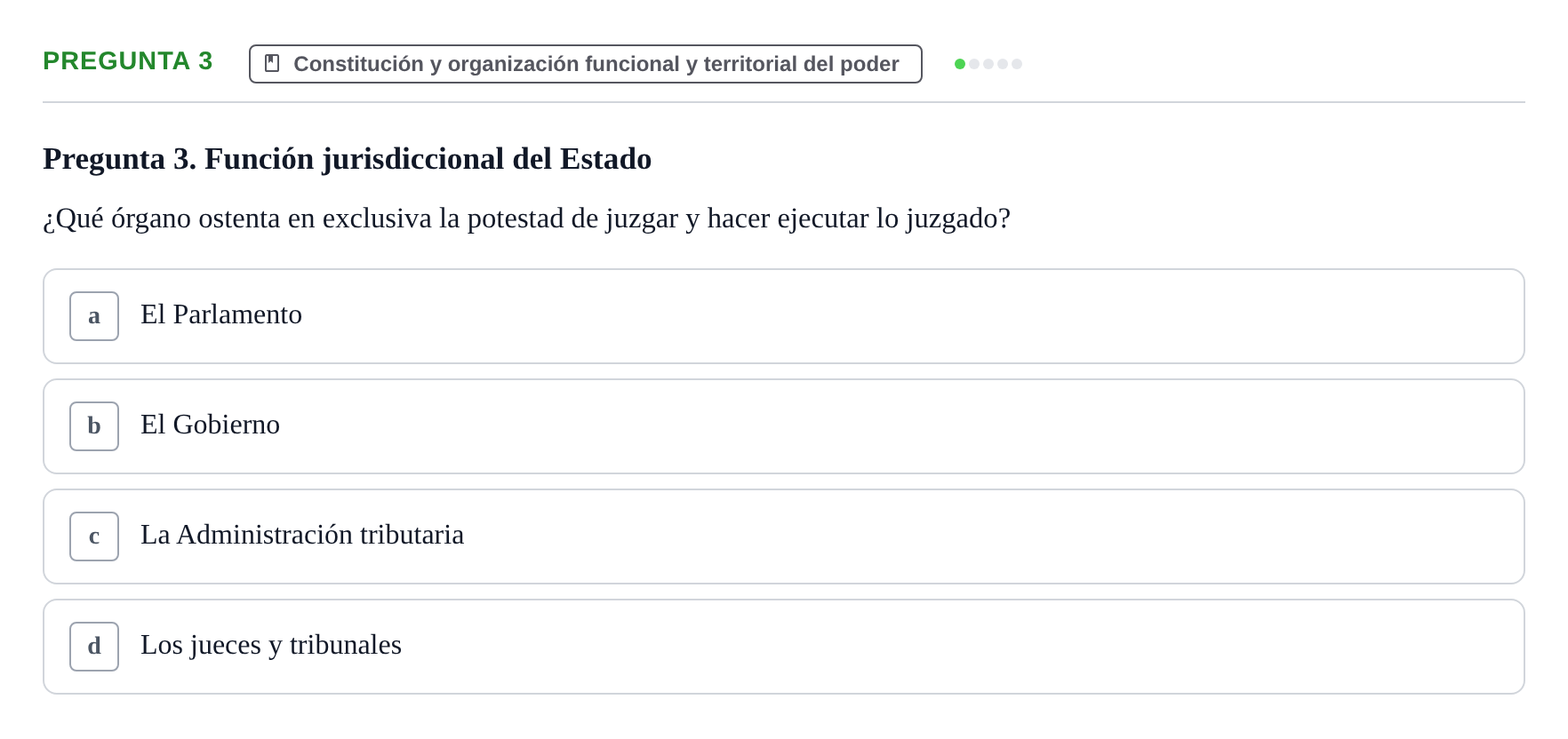 Enunciado: Pregunta 3