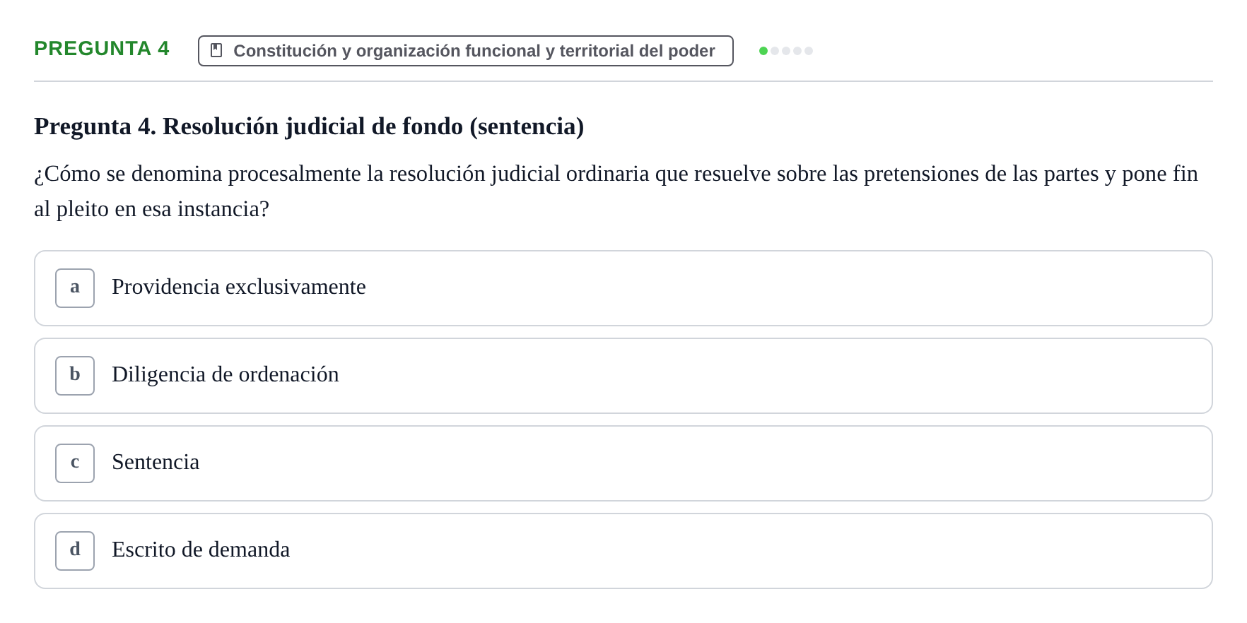 Enunciado: Pregunta 4