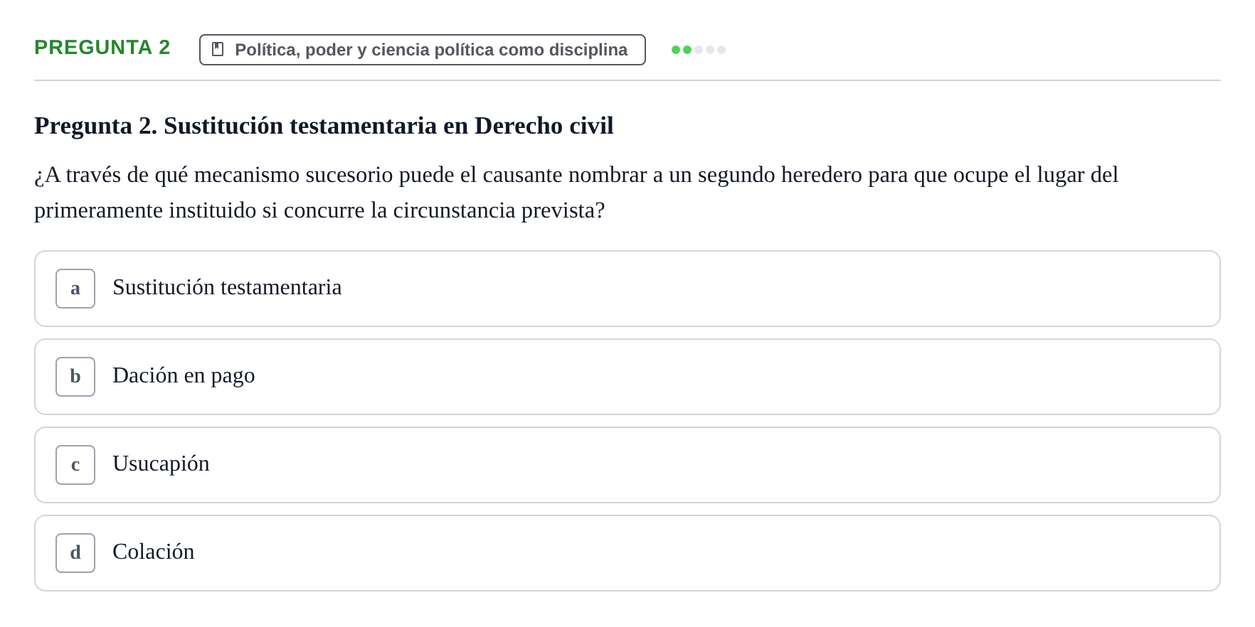 Enunciado: Pregunta 2