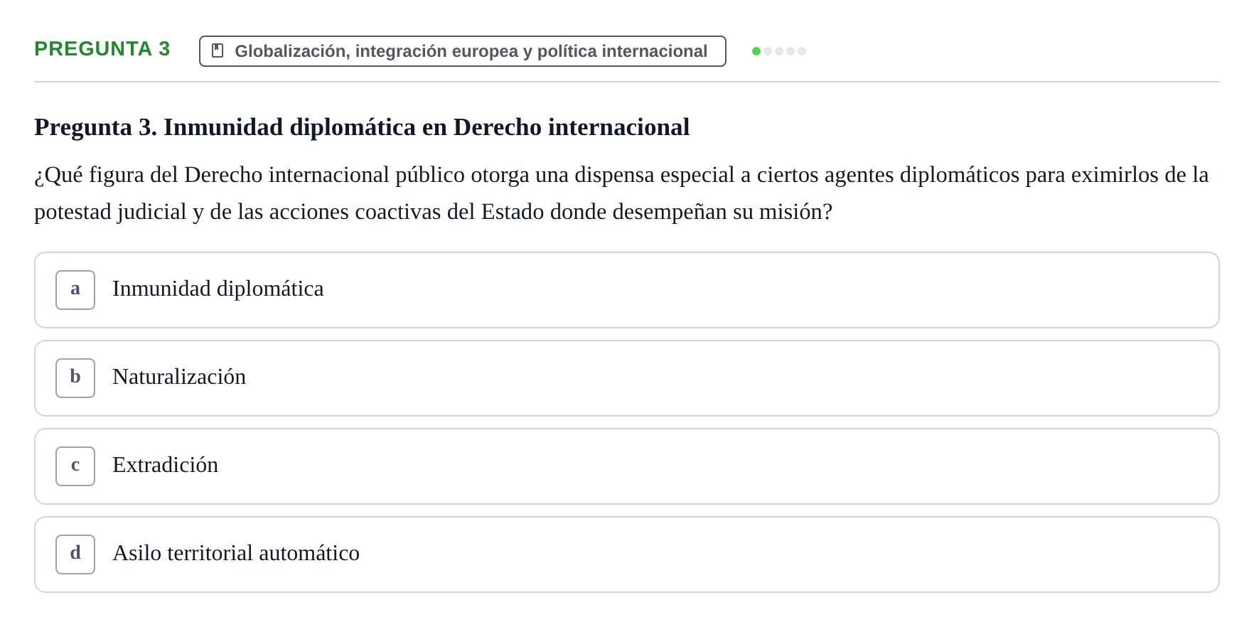 Enunciado: Pregunta 3