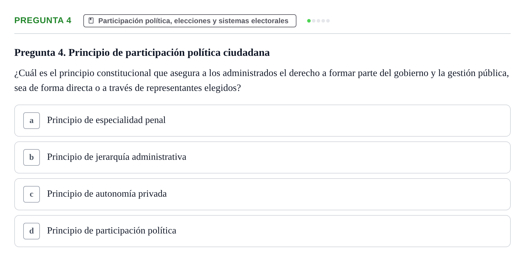 Enunciado: Pregunta 4