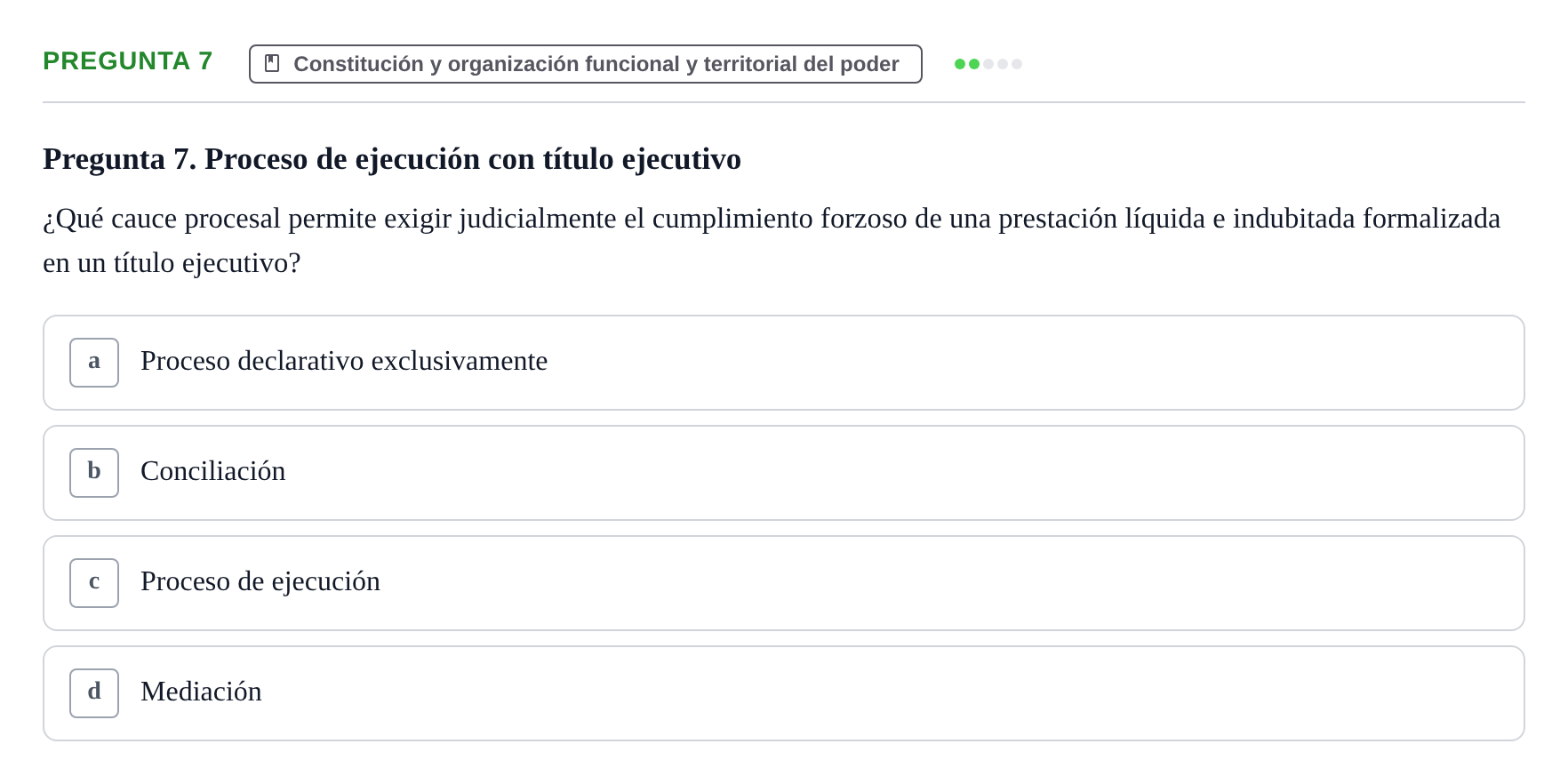 Enunciado: Pregunta 7