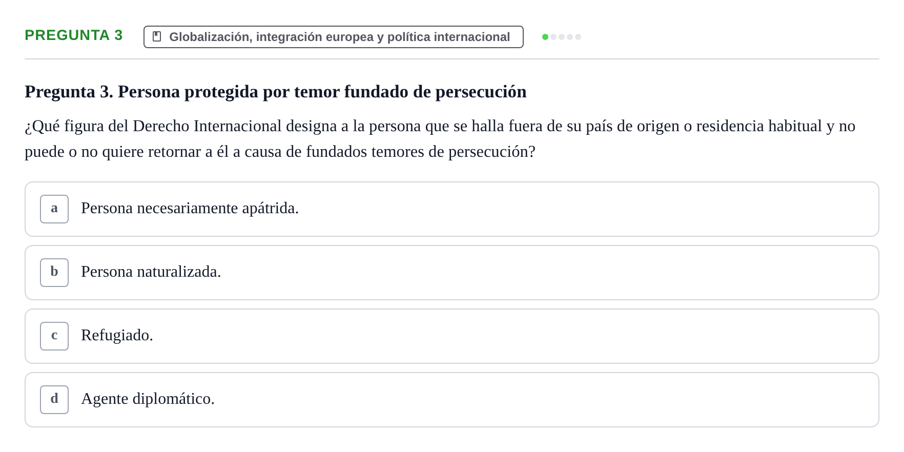 Enunciado: Pregunta 3