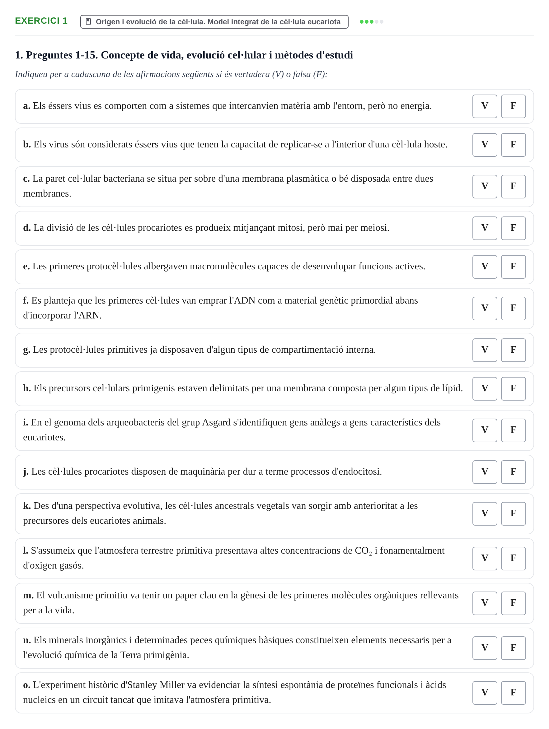 Enunciado: Problema 1 · Biología Celular UB 2023