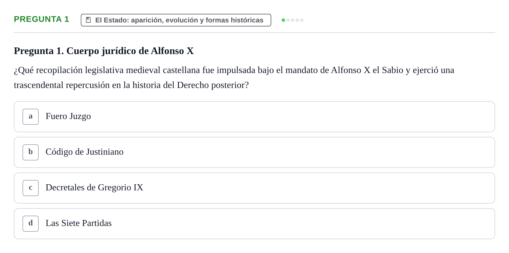 Enunciado: Pregunta 1
