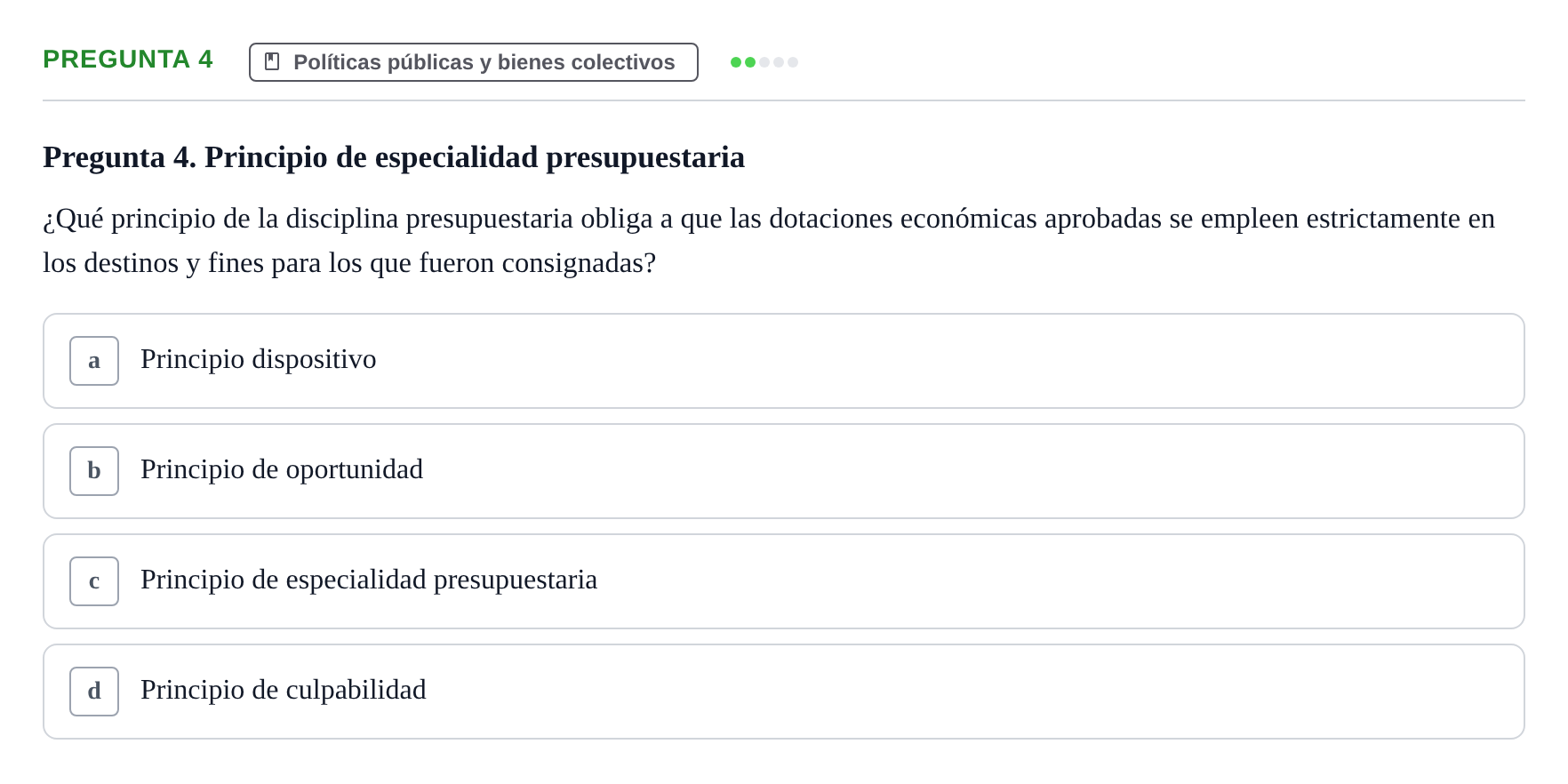 Enunciado: Pregunta 4