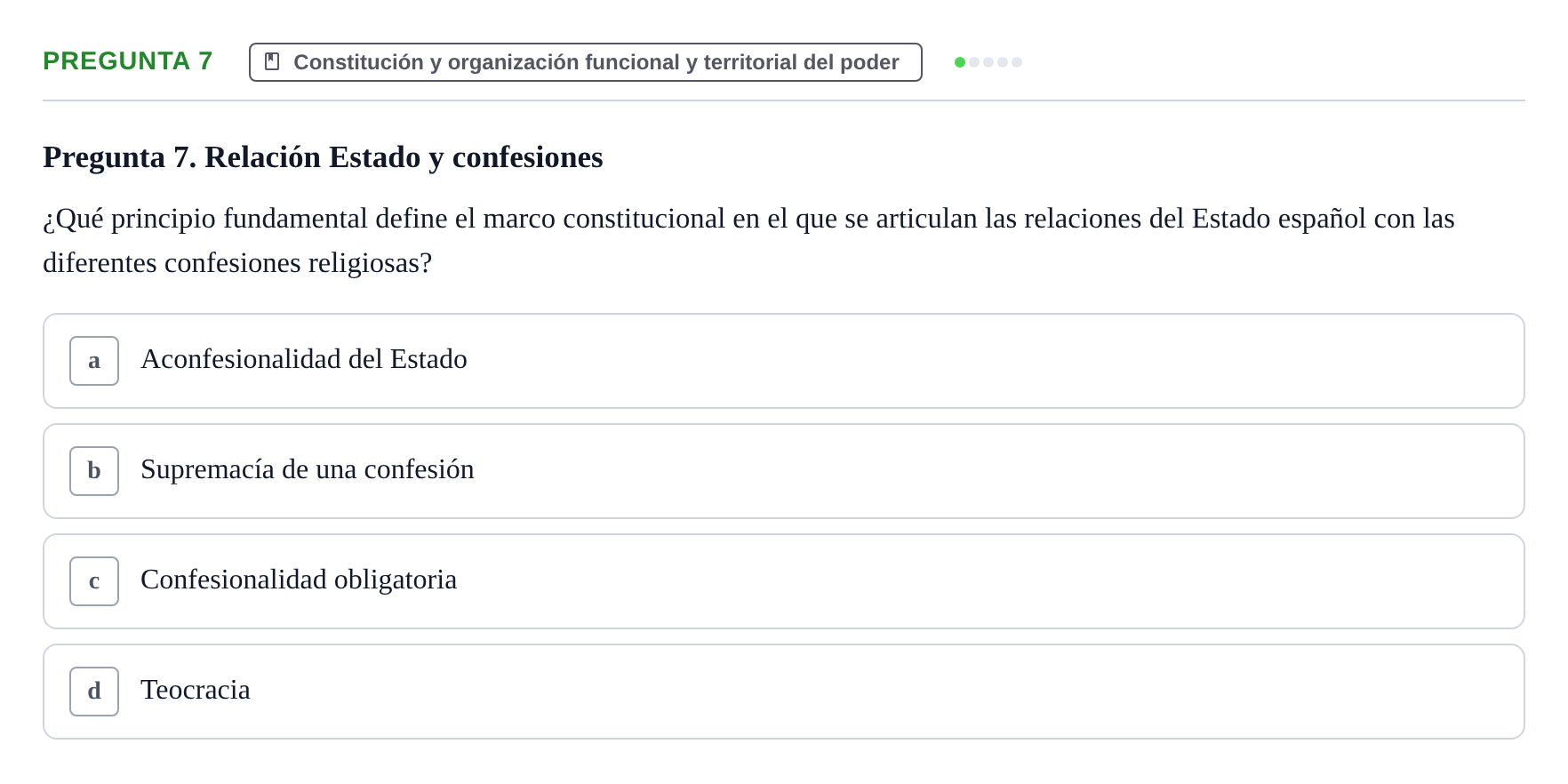 Enunciado: Pregunta 7