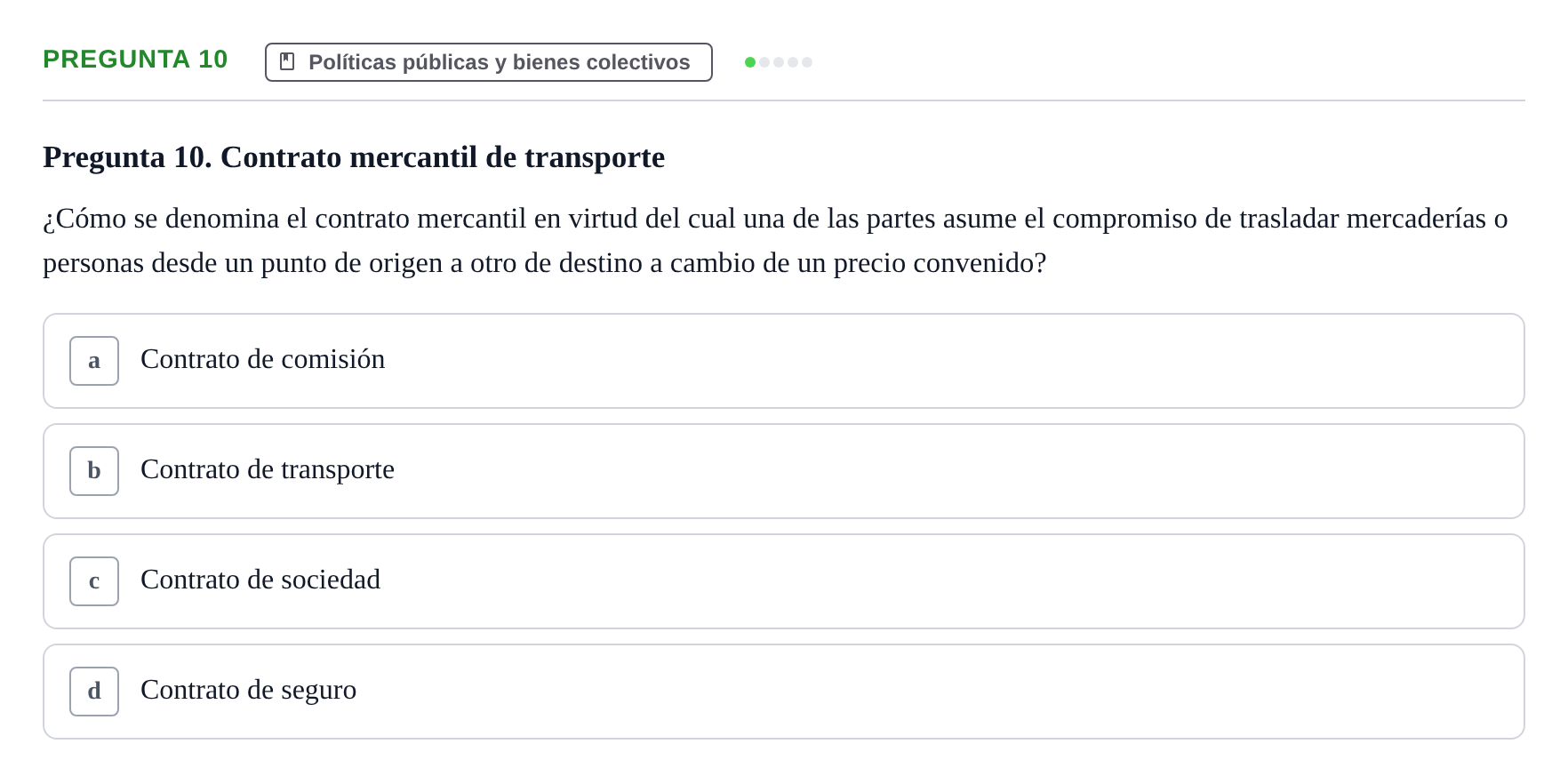 Enunciado: Pregunta 10