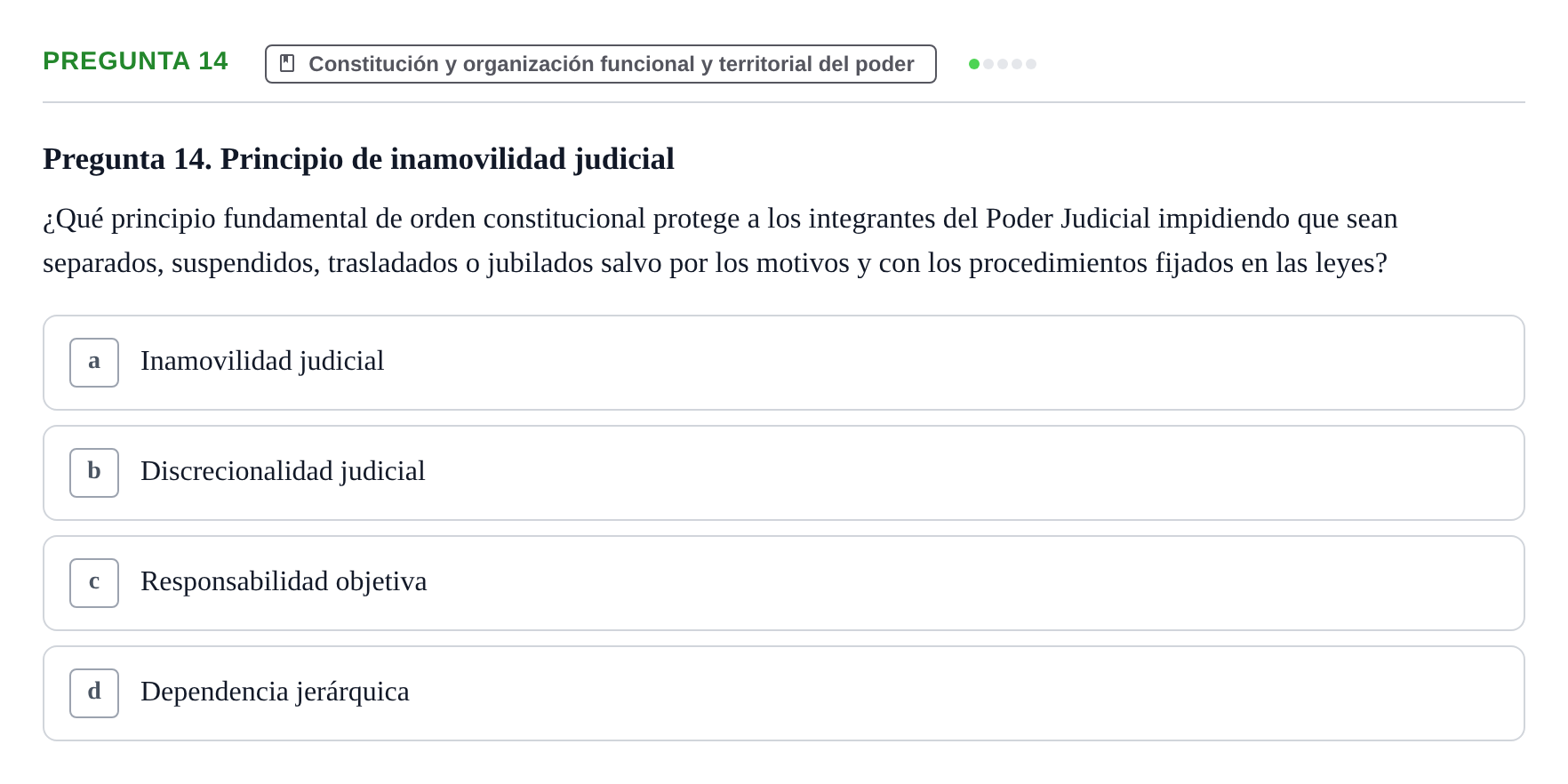 Enunciado: Pregunta 14