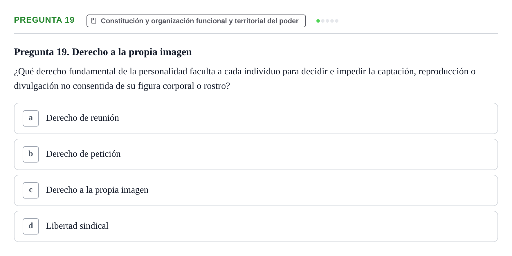 Enunciado: Pregunta 19