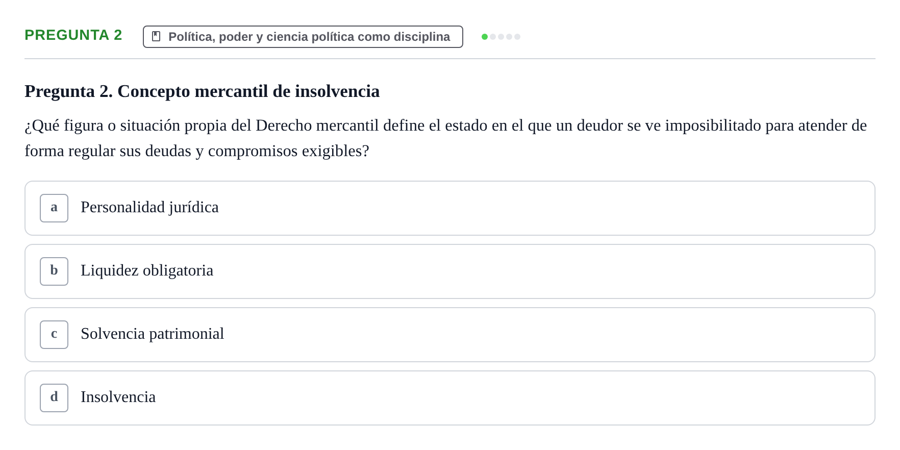 Enunciado: Pregunta 2