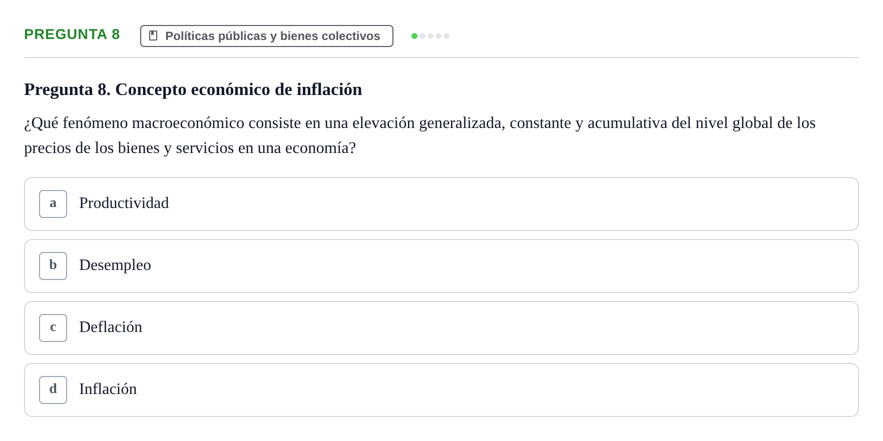 Enunciado: Pregunta 8