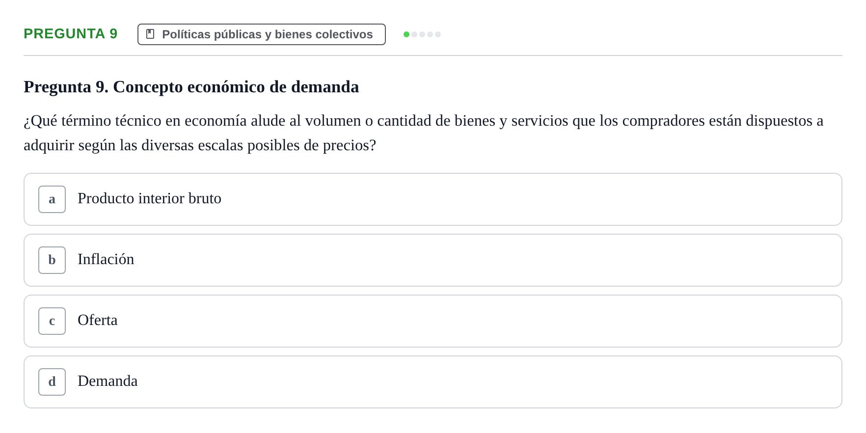 Enunciado: Pregunta 9
