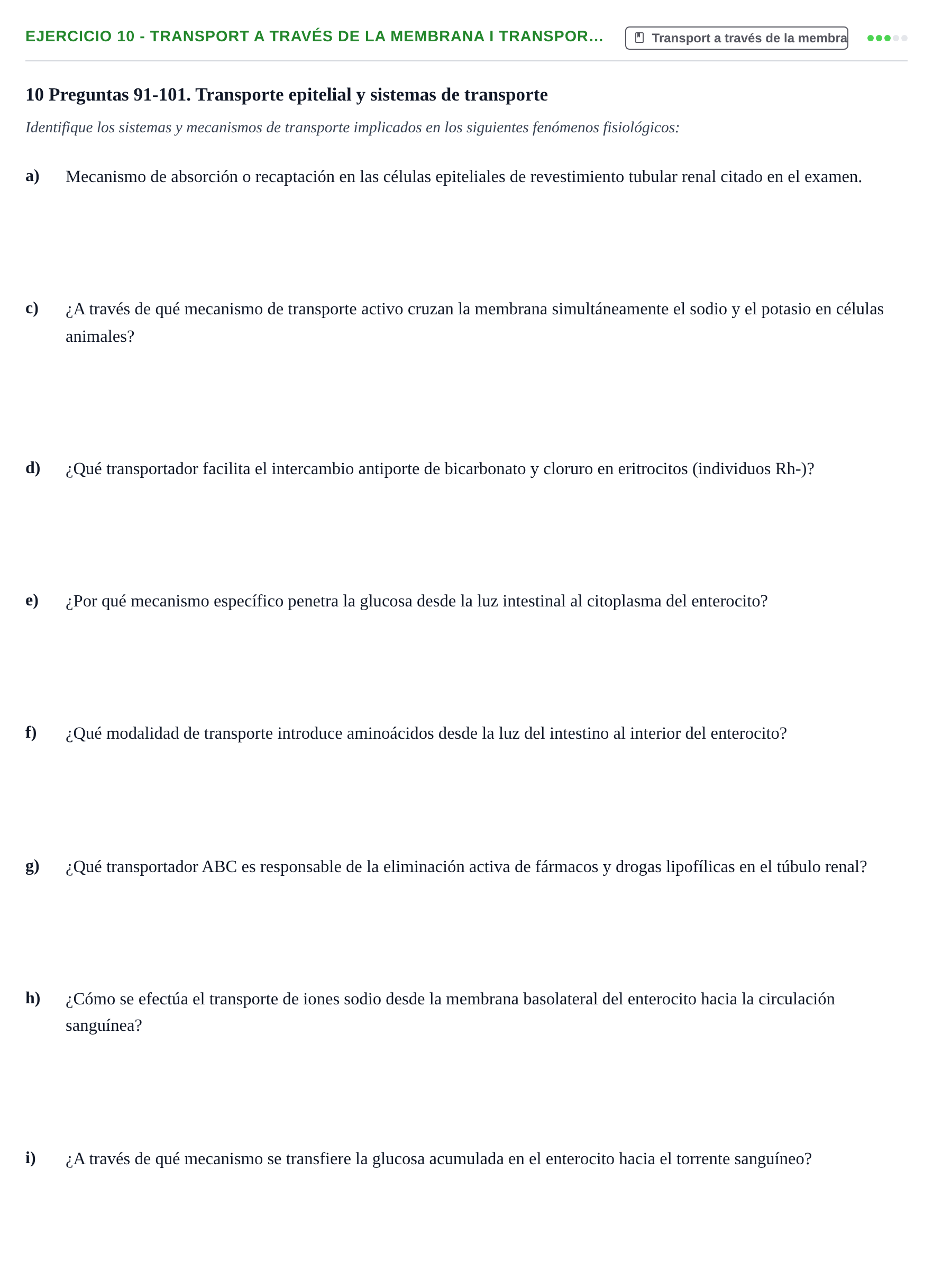Enunciado: Ejercicio 10 - Transport a través de la membrana i transpor… · Biología Celular UB 2018