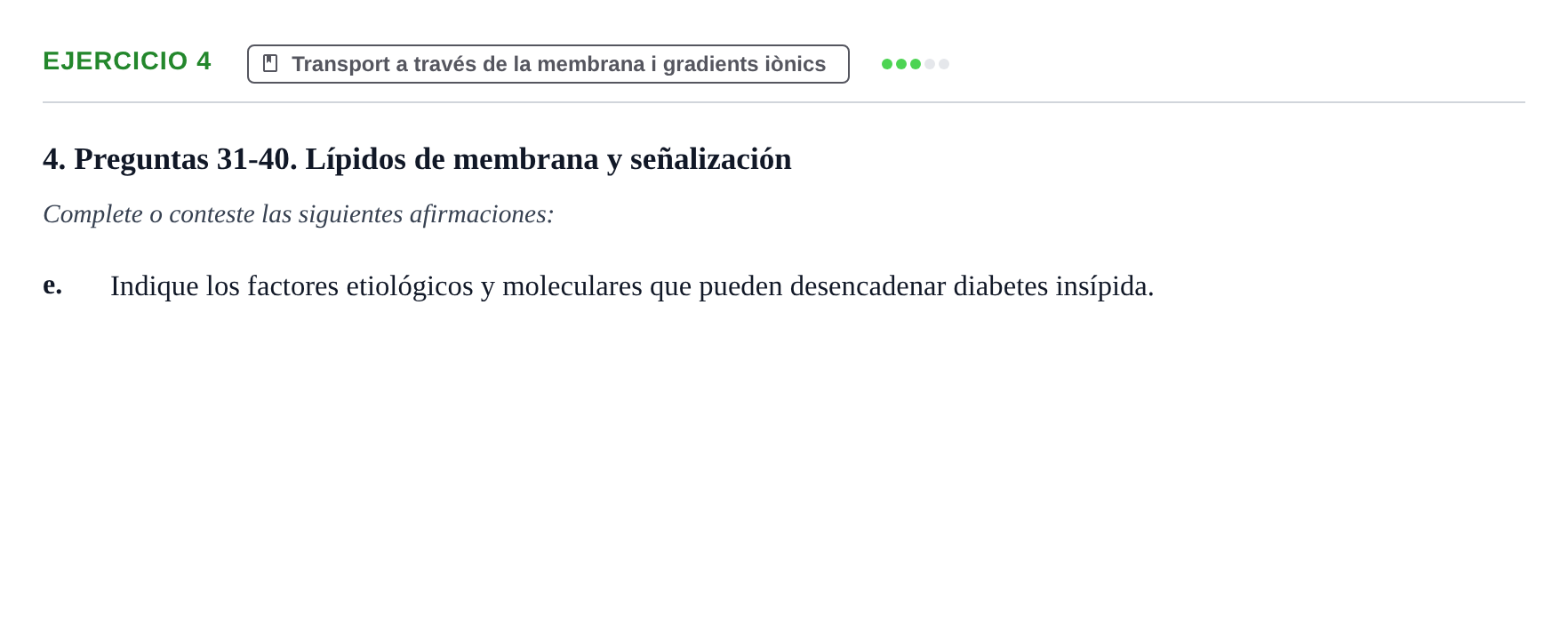 Enunciado: Ejercicio 4 - Transport a través de la membrana i gradients… · Biología Celular UB 2018