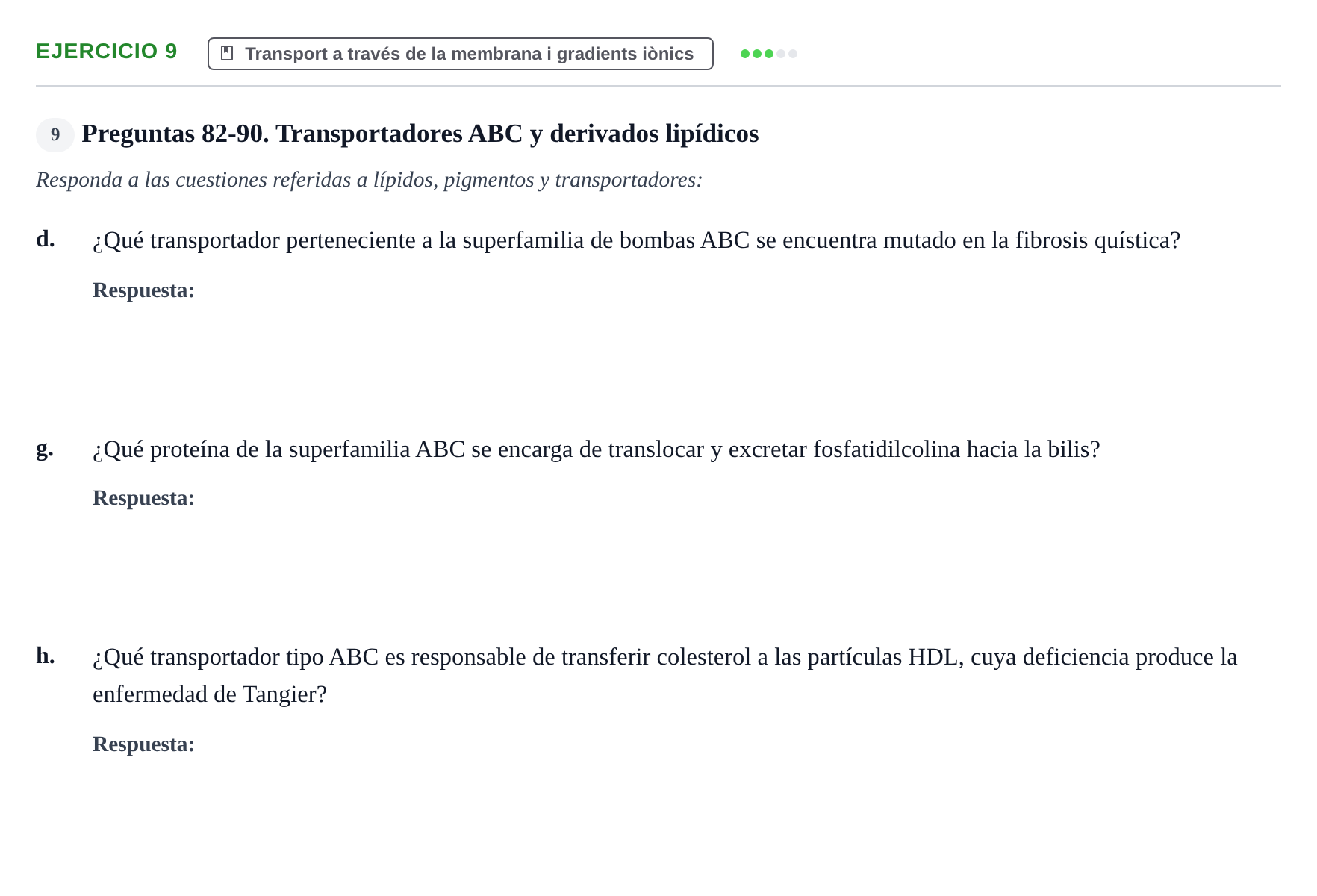 Enunciado: Ejercicio 9 - Transport a través de la membrana i gradients… · Biología Celular UB 2018