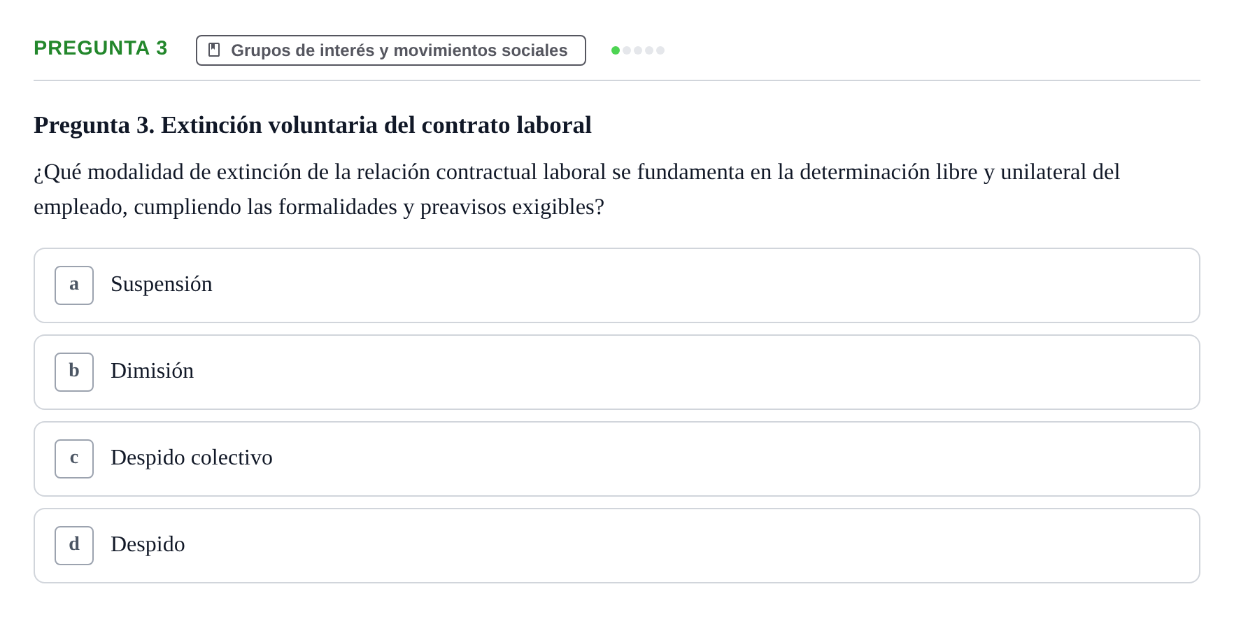 Enunciado: Pregunta 3