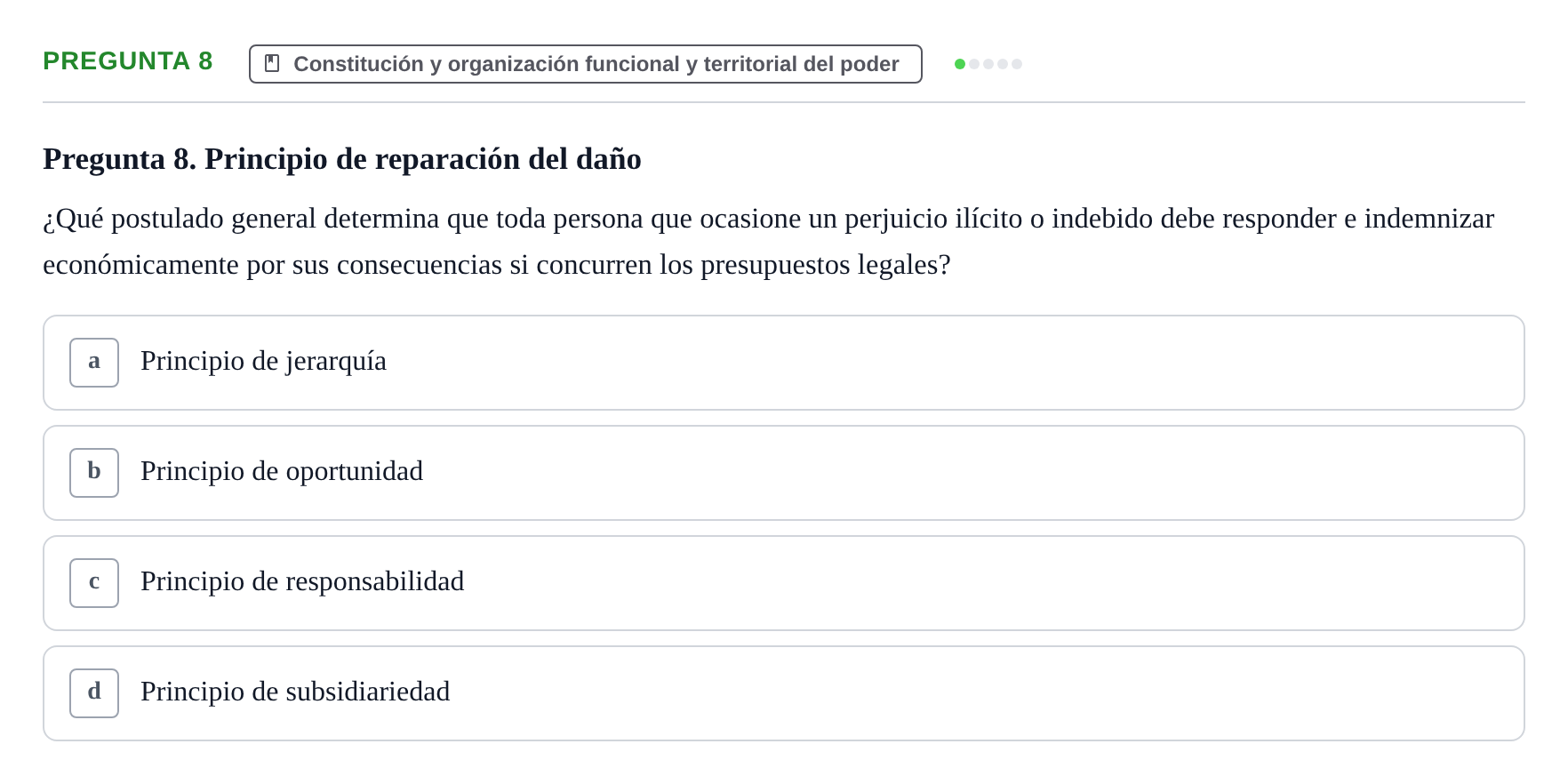 Enunciado: Pregunta 8
