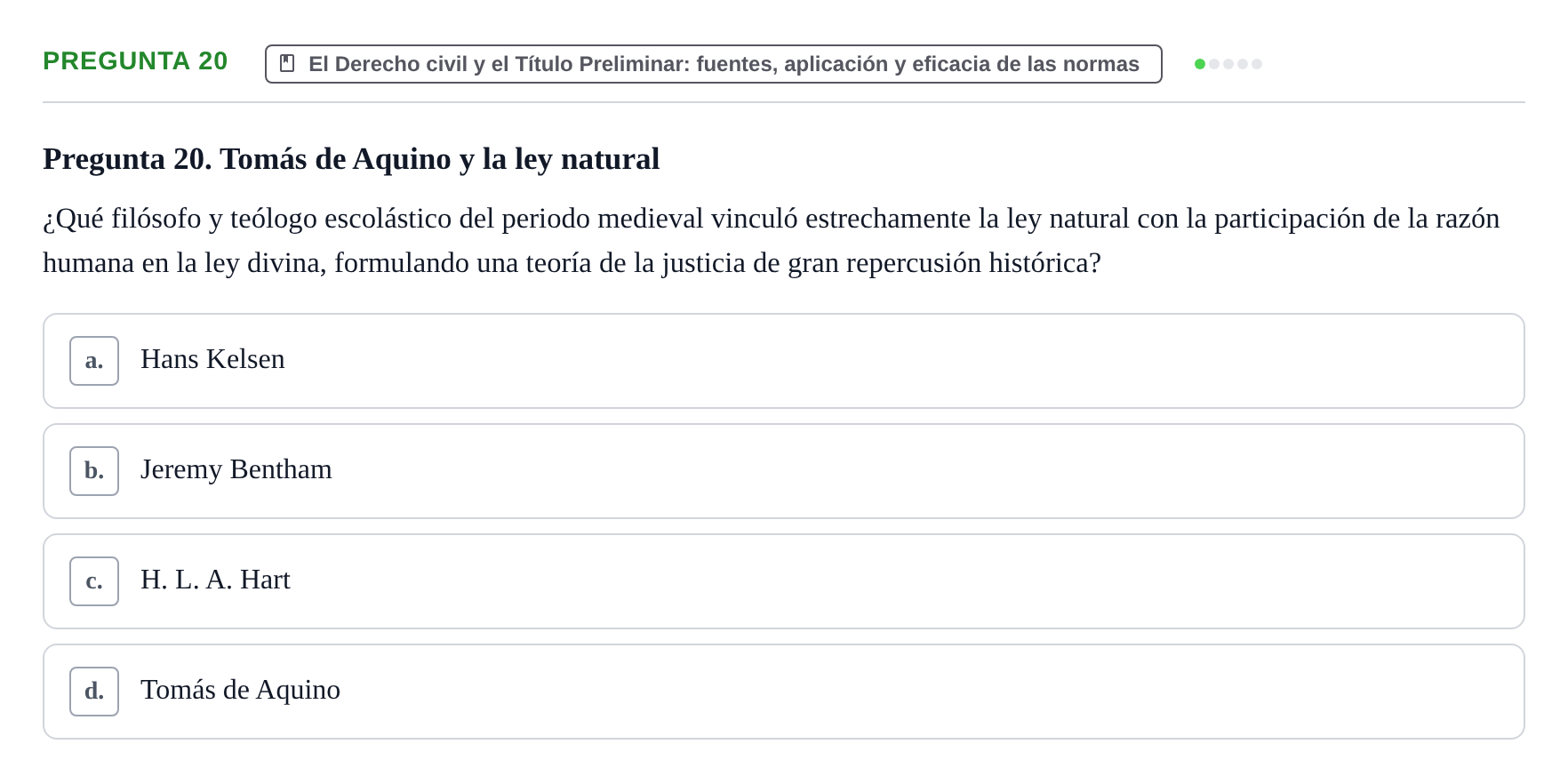 Enunciado: Pregunta 20