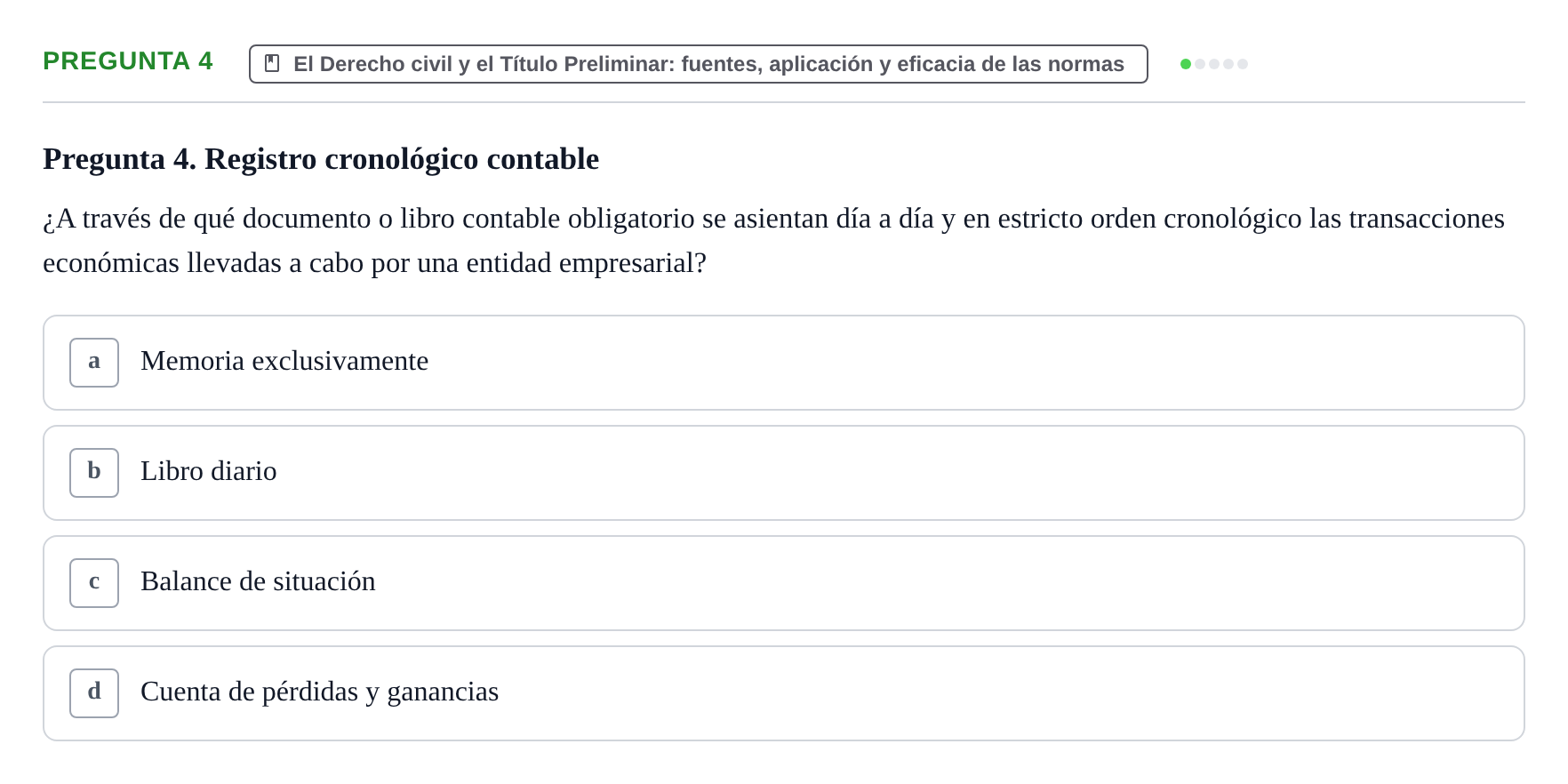 Enunciado: Pregunta 4
