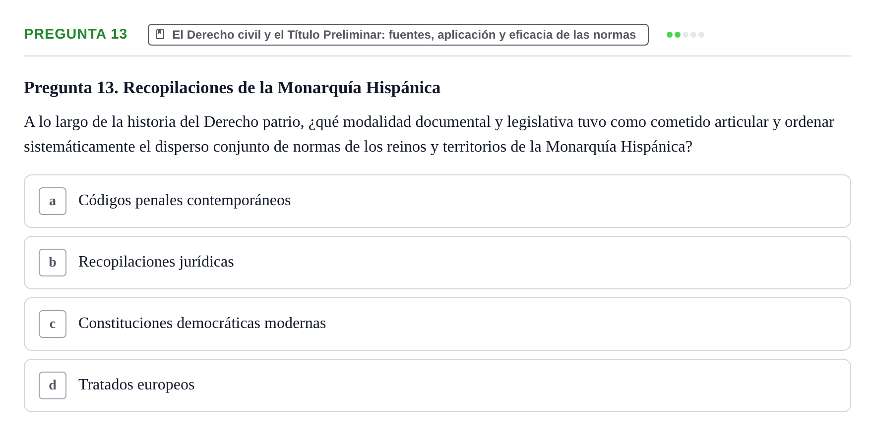 Enunciado: Pregunta 13
