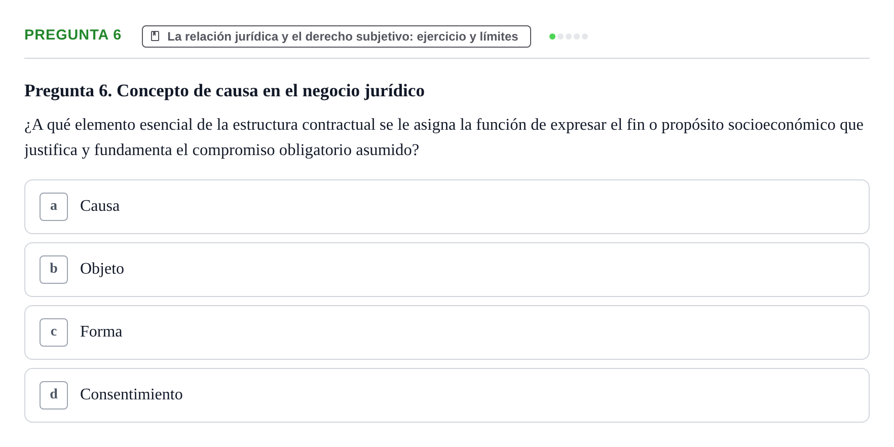 Enunciado: Pregunta 6