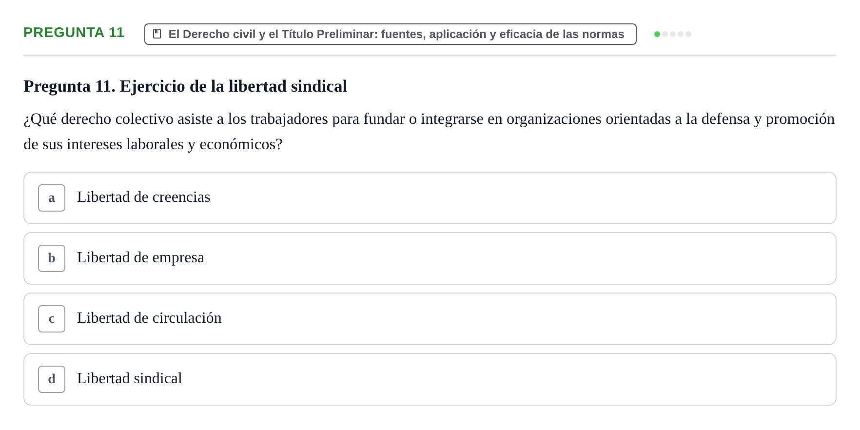 Enunciado: Pregunta 11