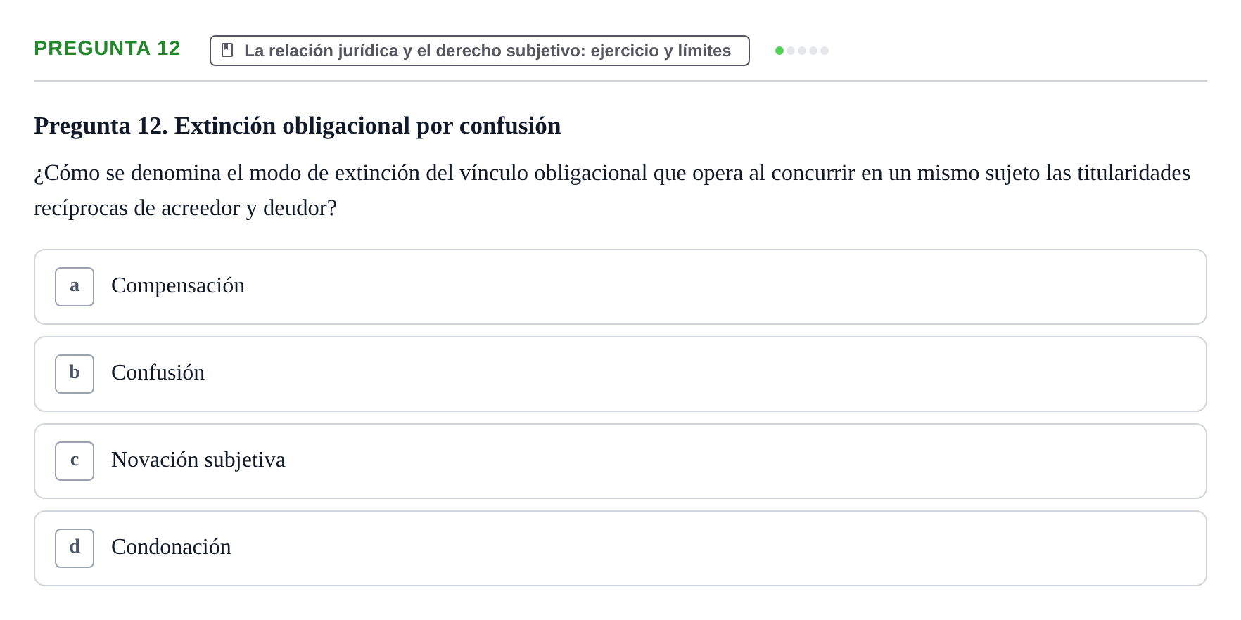 Enunciado: Pregunta 12