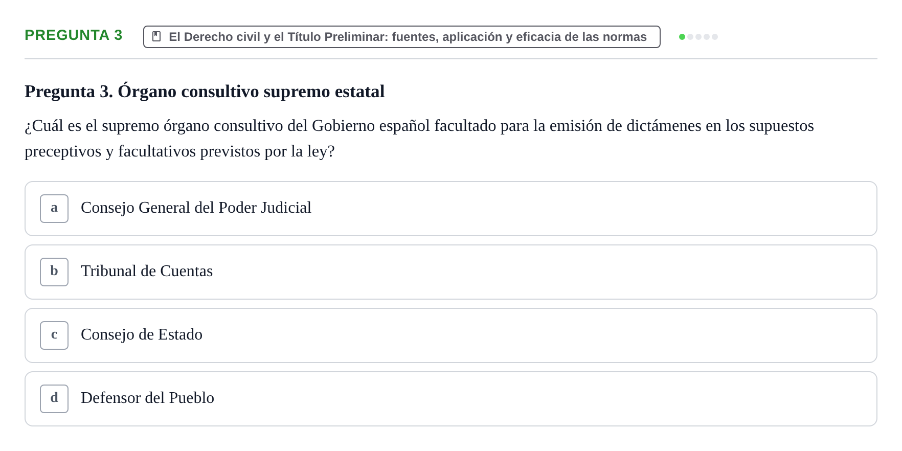 Enunciado: Pregunta 3