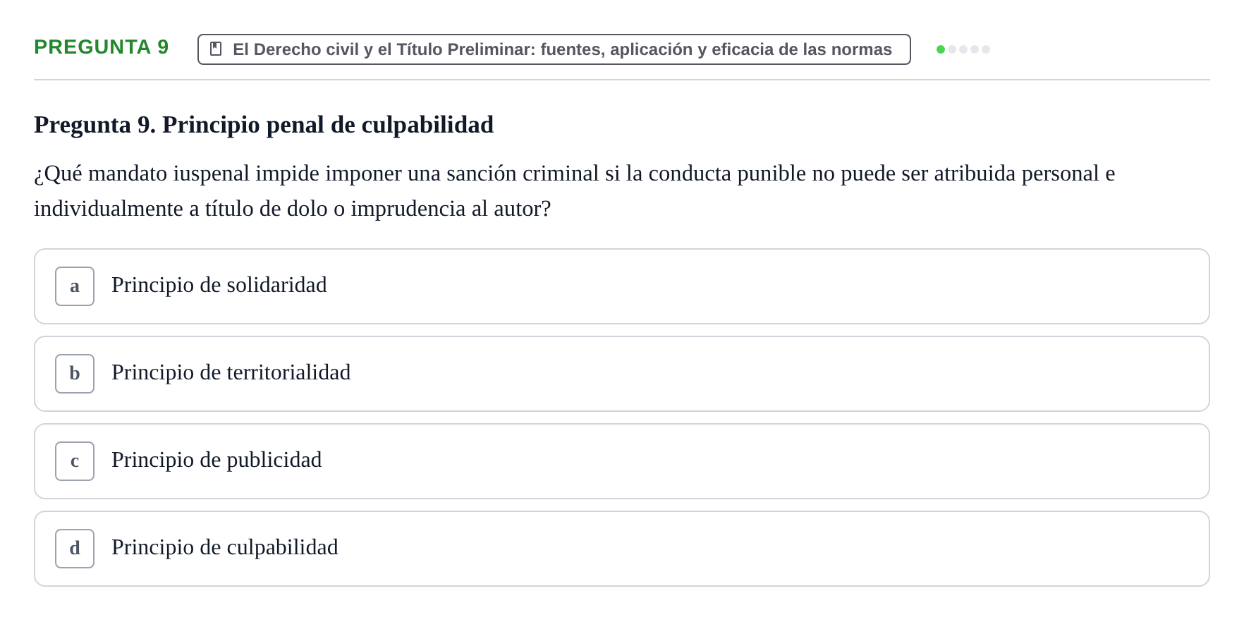 Enunciado: Pregunta 9