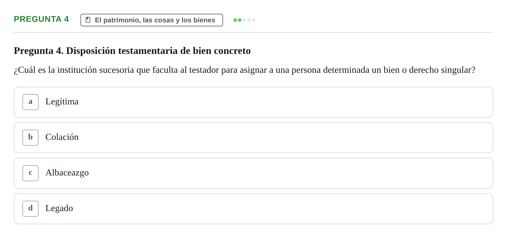 Enunciado: Pregunta 4
