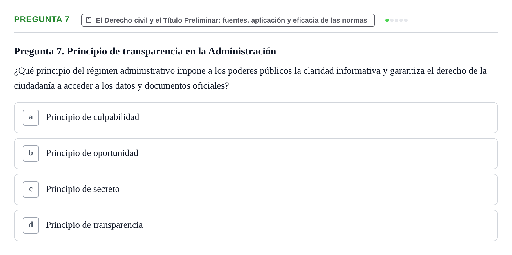 Enunciado: Pregunta 7