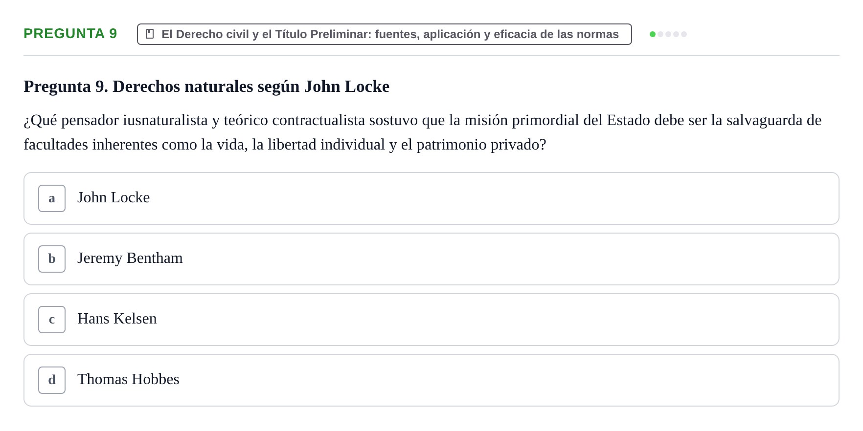 Enunciado: Pregunta 9