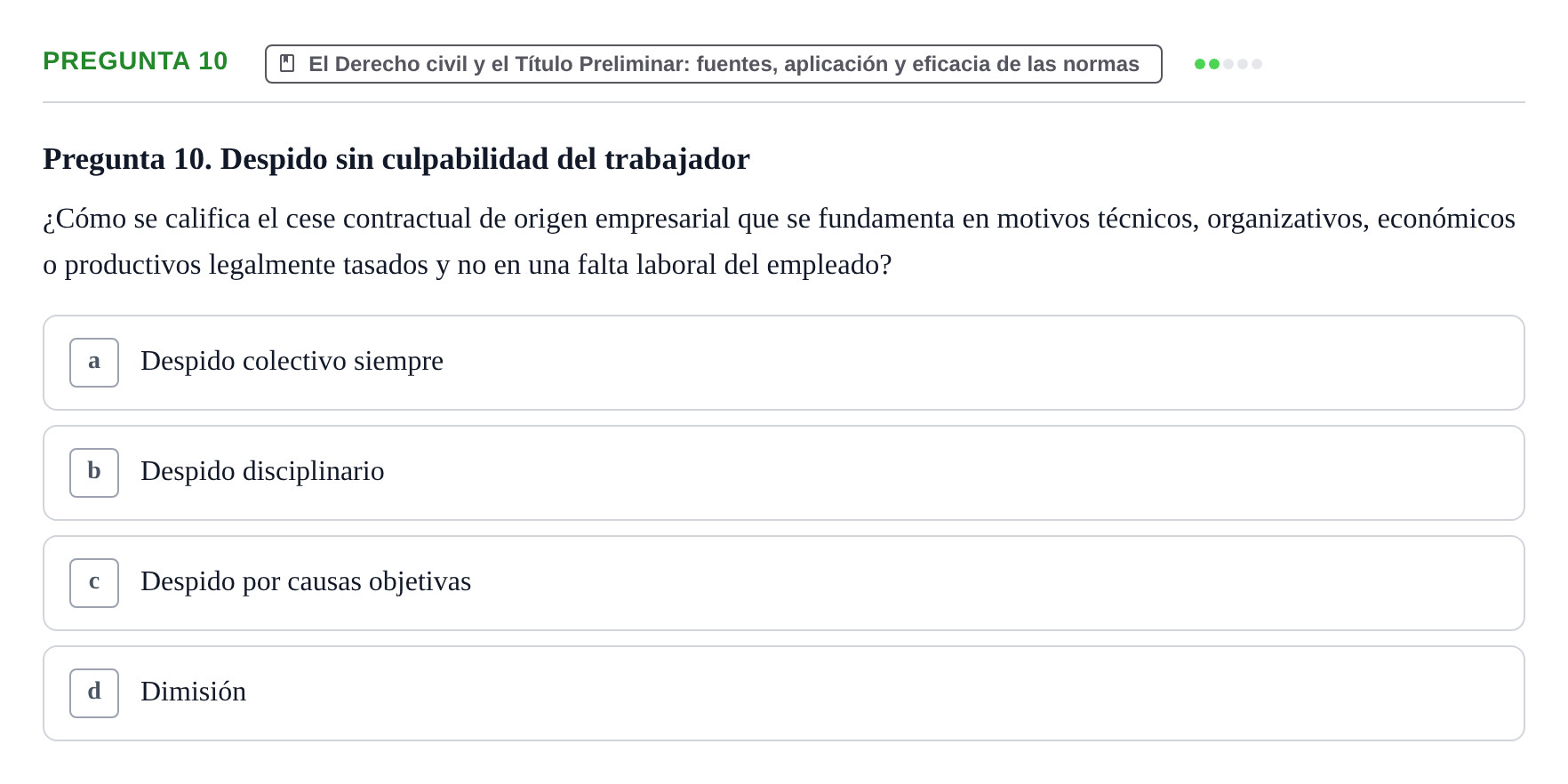 Enunciado: Pregunta 10