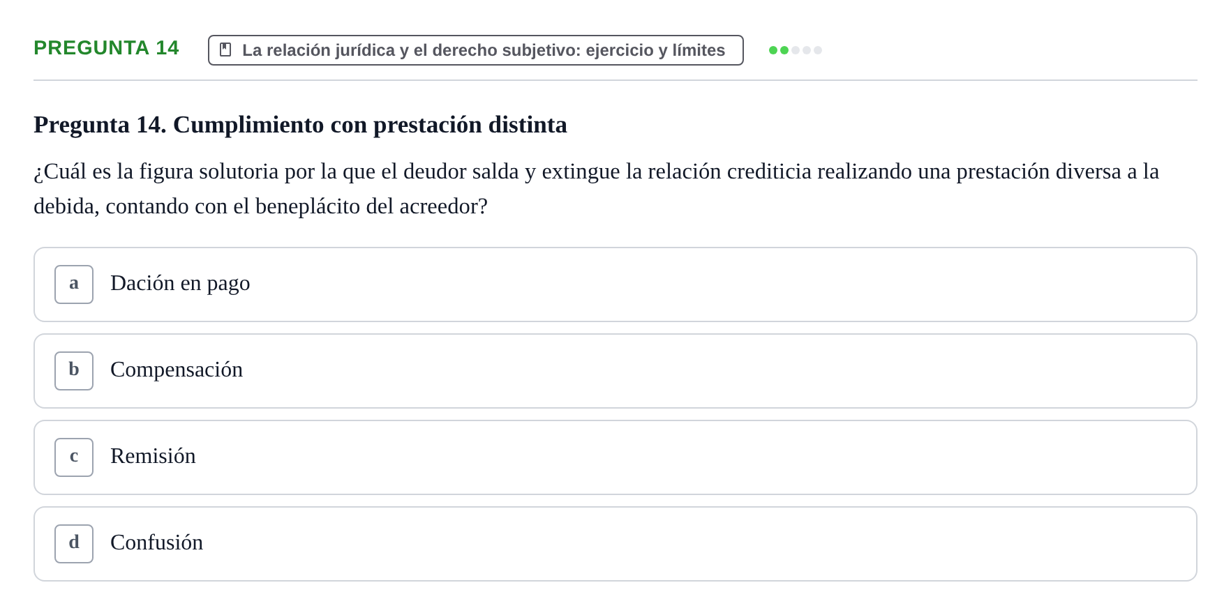 Enunciado: Pregunta 14