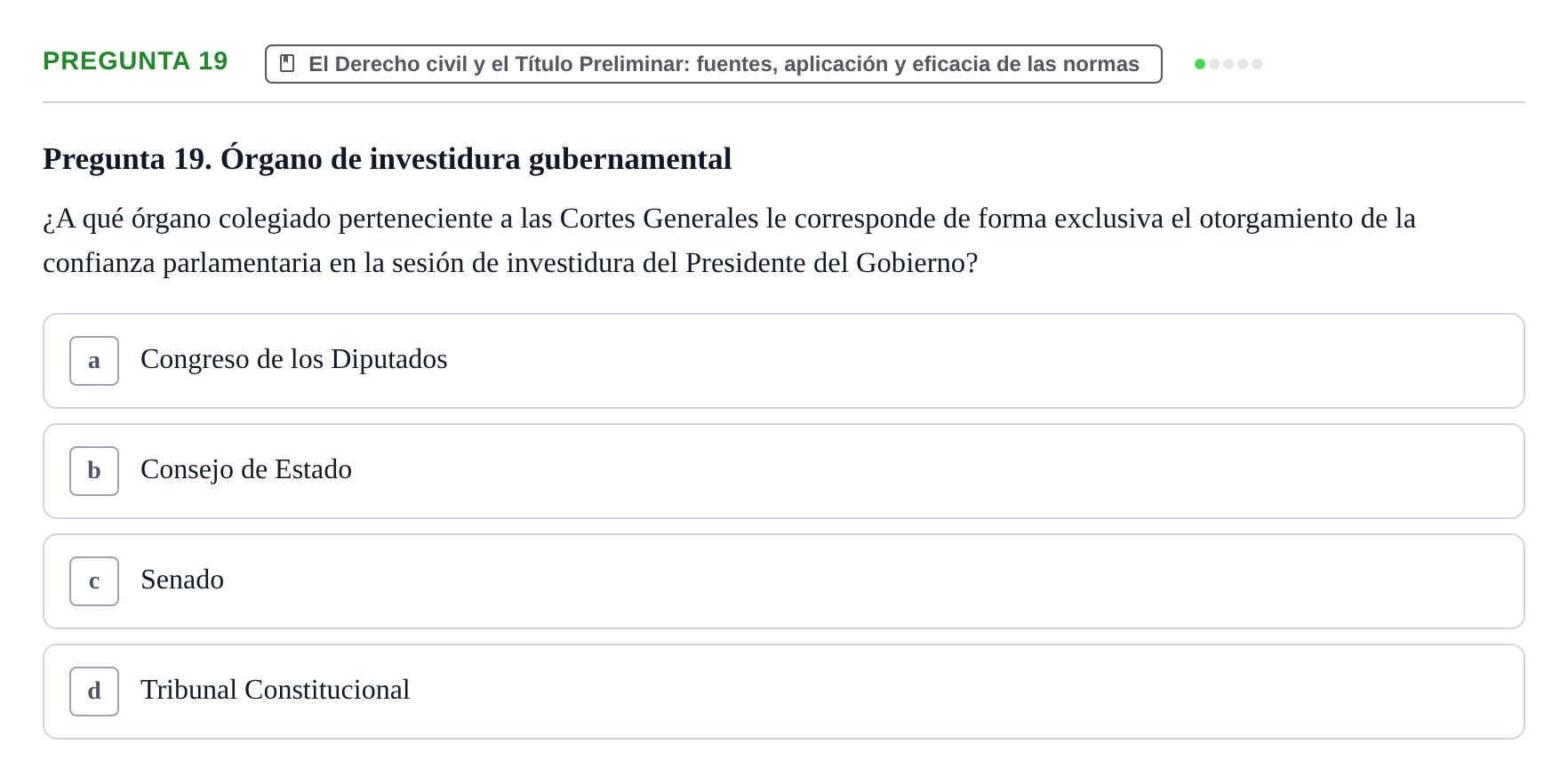 Enunciado: Pregunta 19