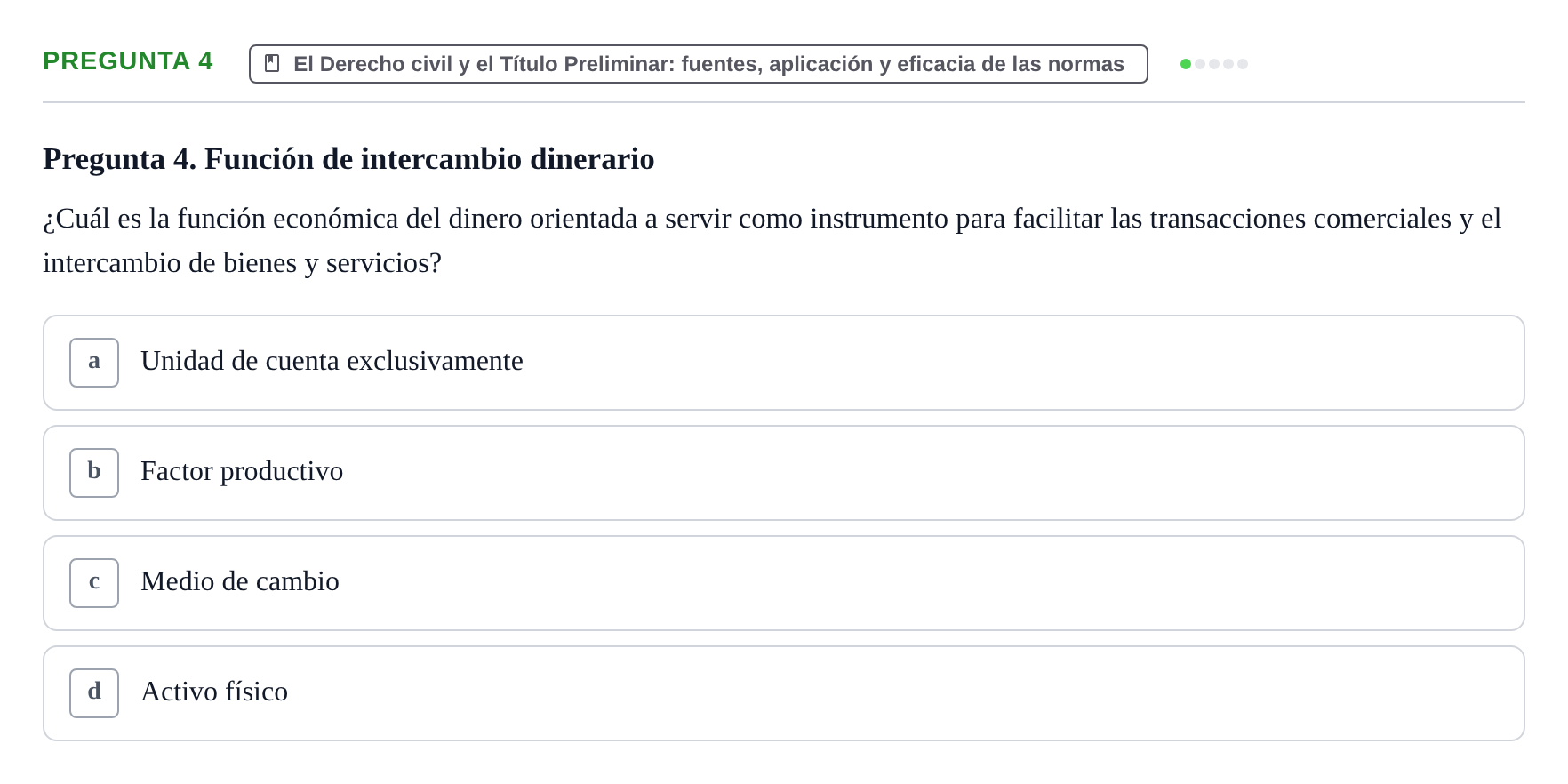 Enunciado: Pregunta 4