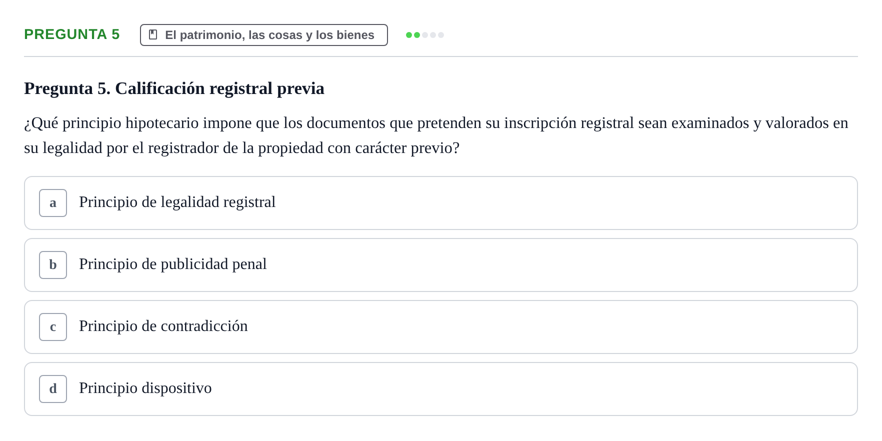 Enunciado: Pregunta 5