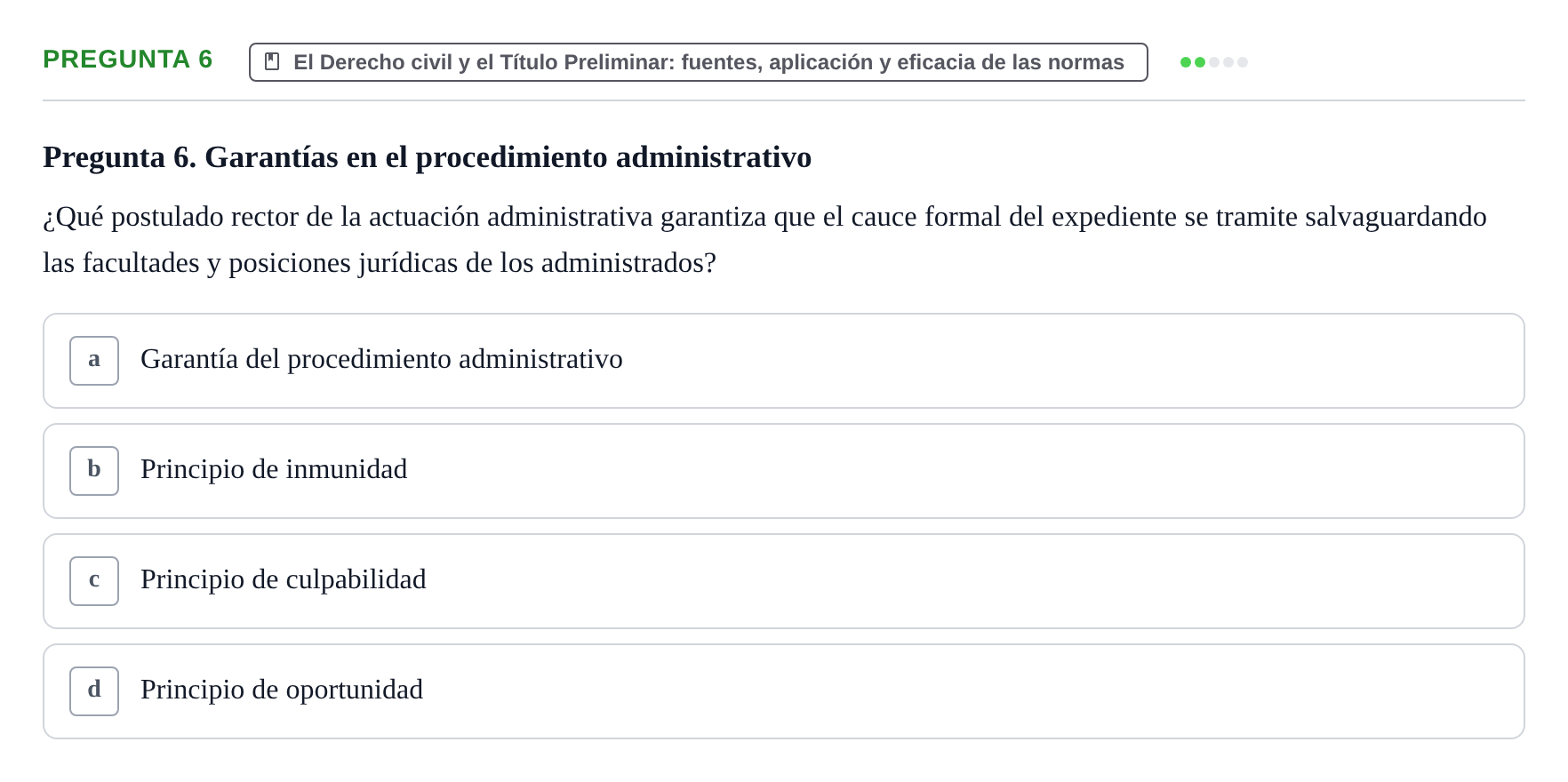 Enunciado: Pregunta 6