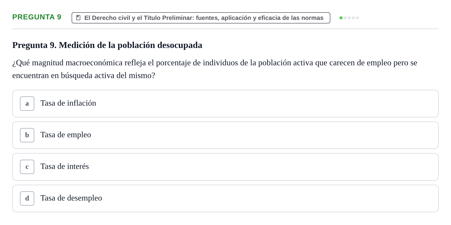 Enunciado: Pregunta 9