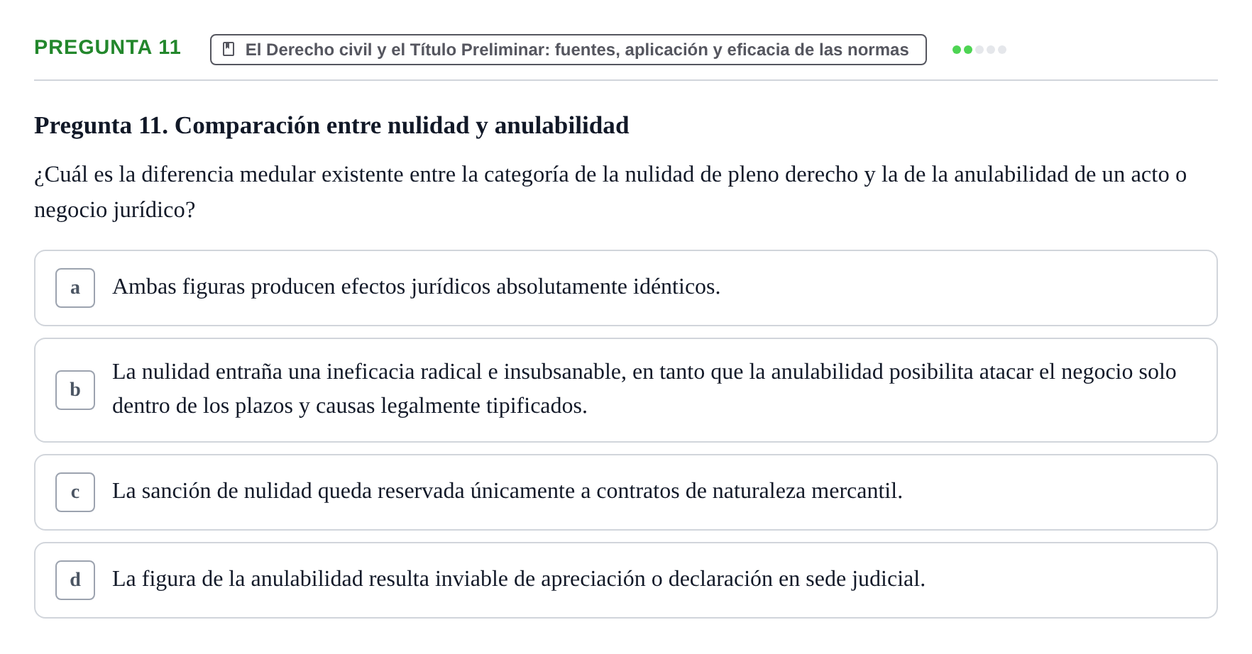 Enunciado: Pregunta 11