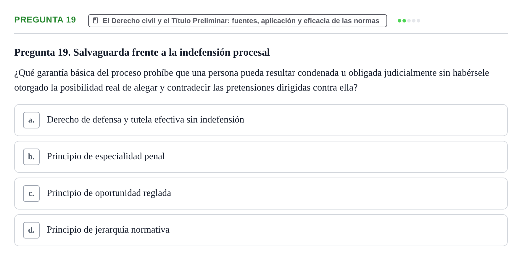 Enunciado: Pregunta 19