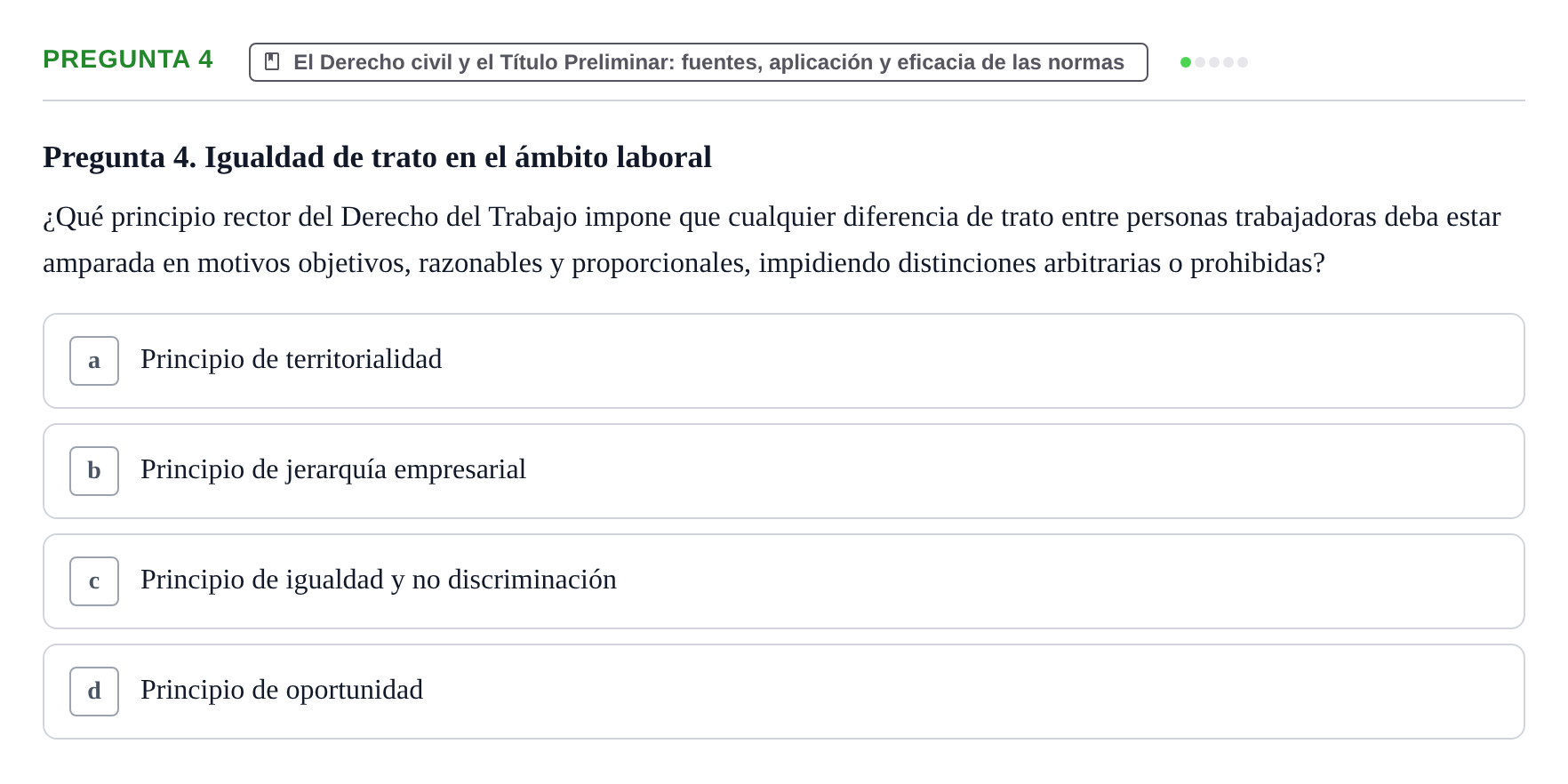 Enunciado: Pregunta 4