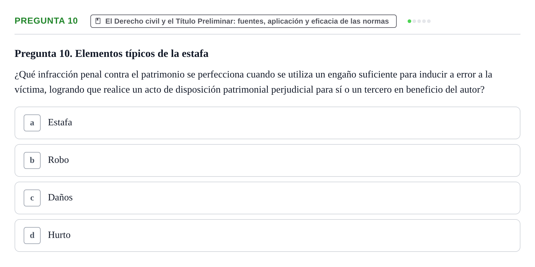 Enunciado: Pregunta 10