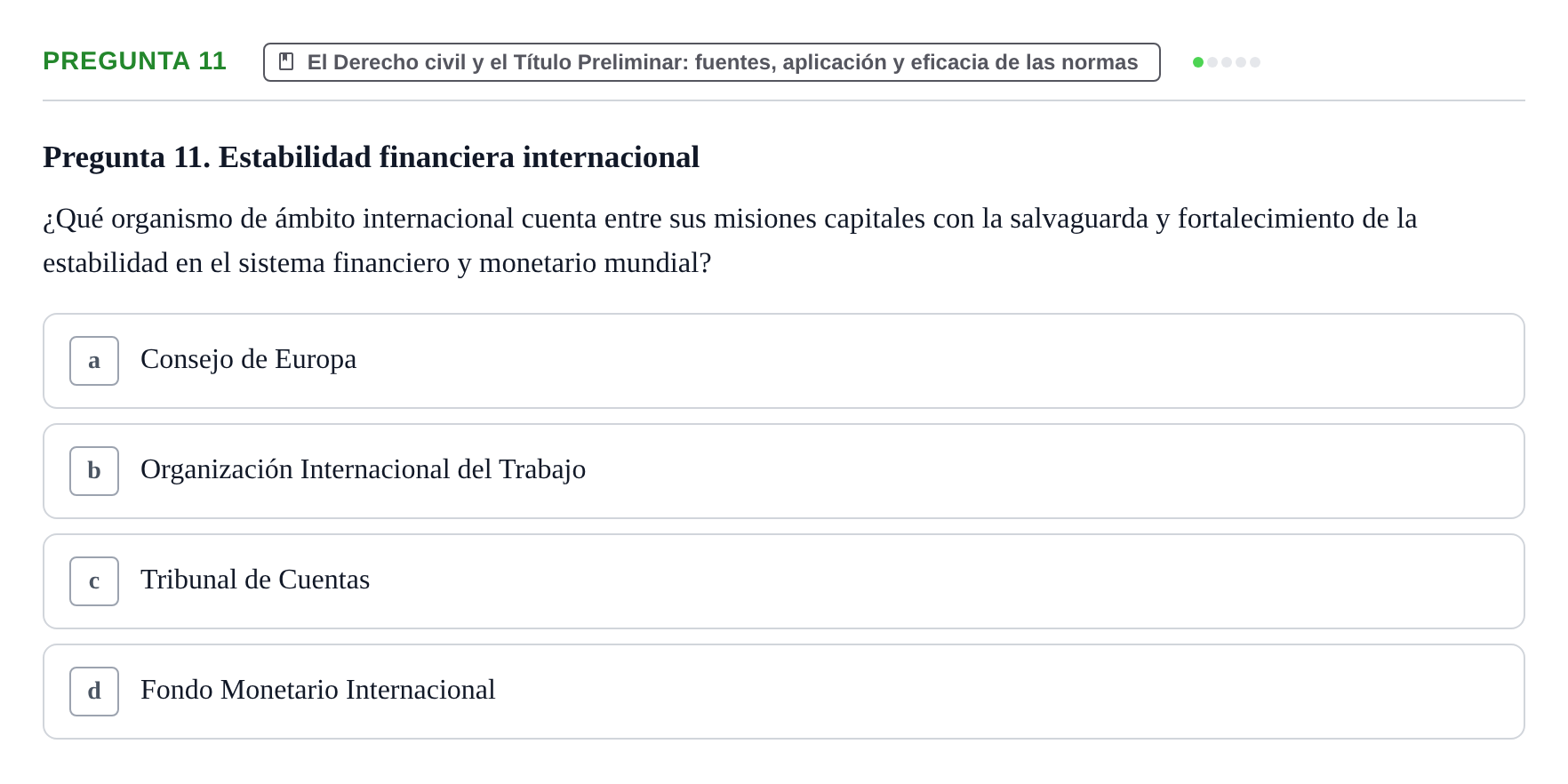 Enunciado: Pregunta 11