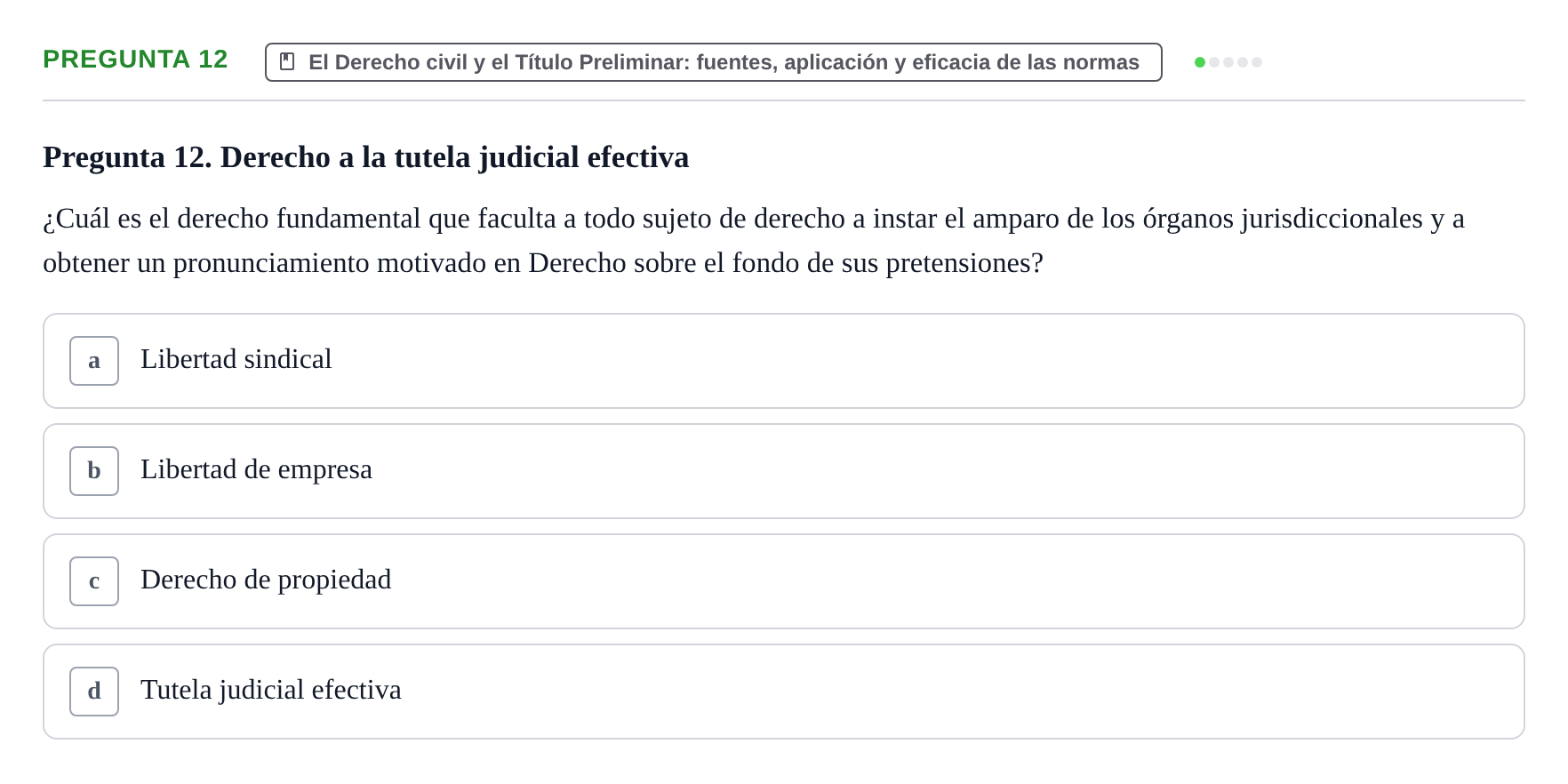 Enunciado: Pregunta 12